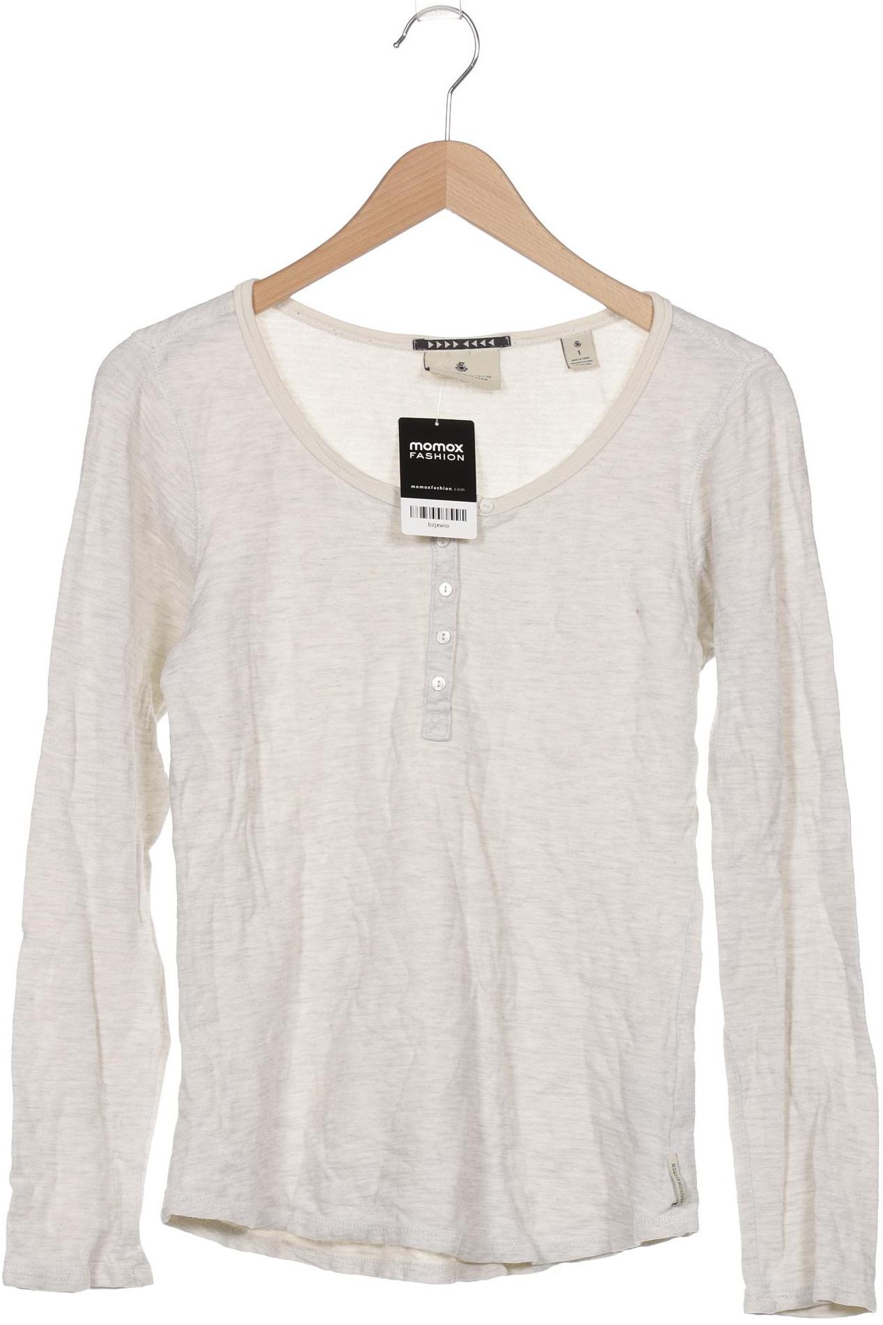 

Maison Scotch Damen Langarmshirt, grau, Gr. 36