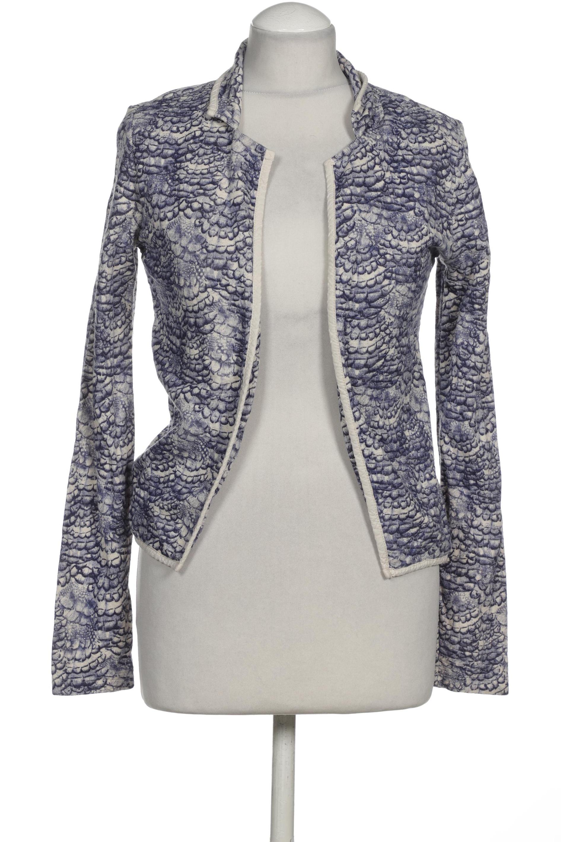 

Maison Scotch Damen Strickjacke, blau, Gr. 34