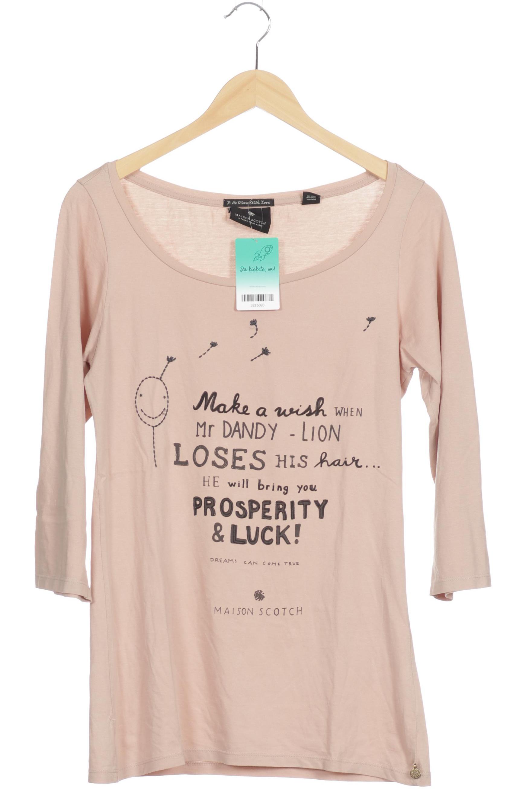 

Maison Scotch Damen Langarmshirt, beige, Gr. 40