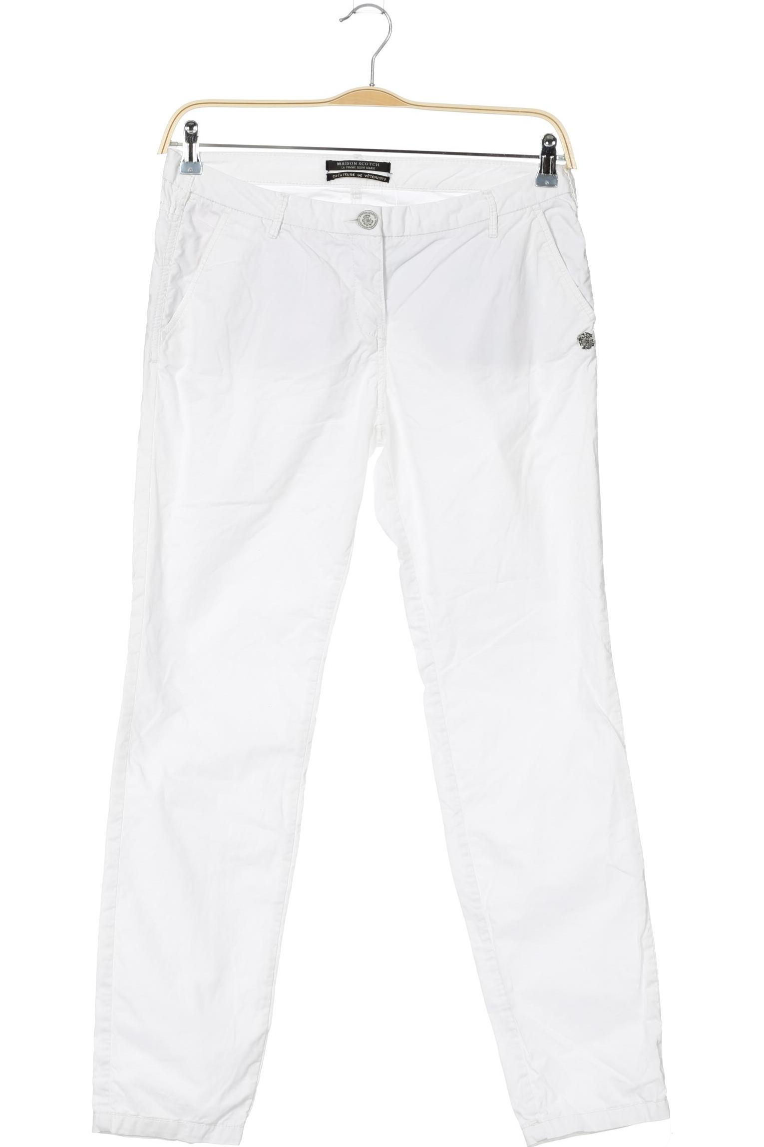 

Maison Scotch Damen Stoffhose, weiß, Gr. 31