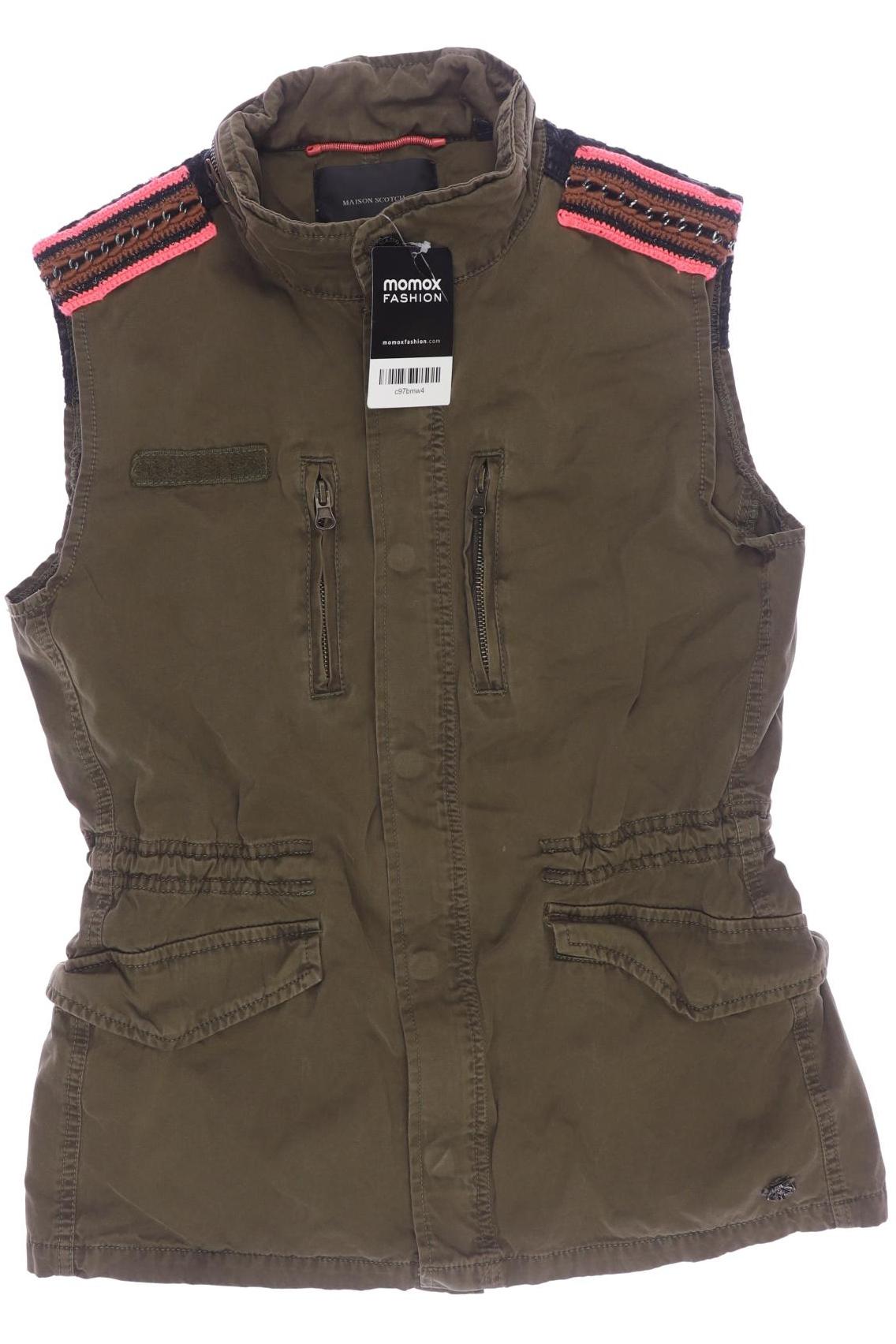

Maison Scotch Damen Weste, grün, Gr. 36