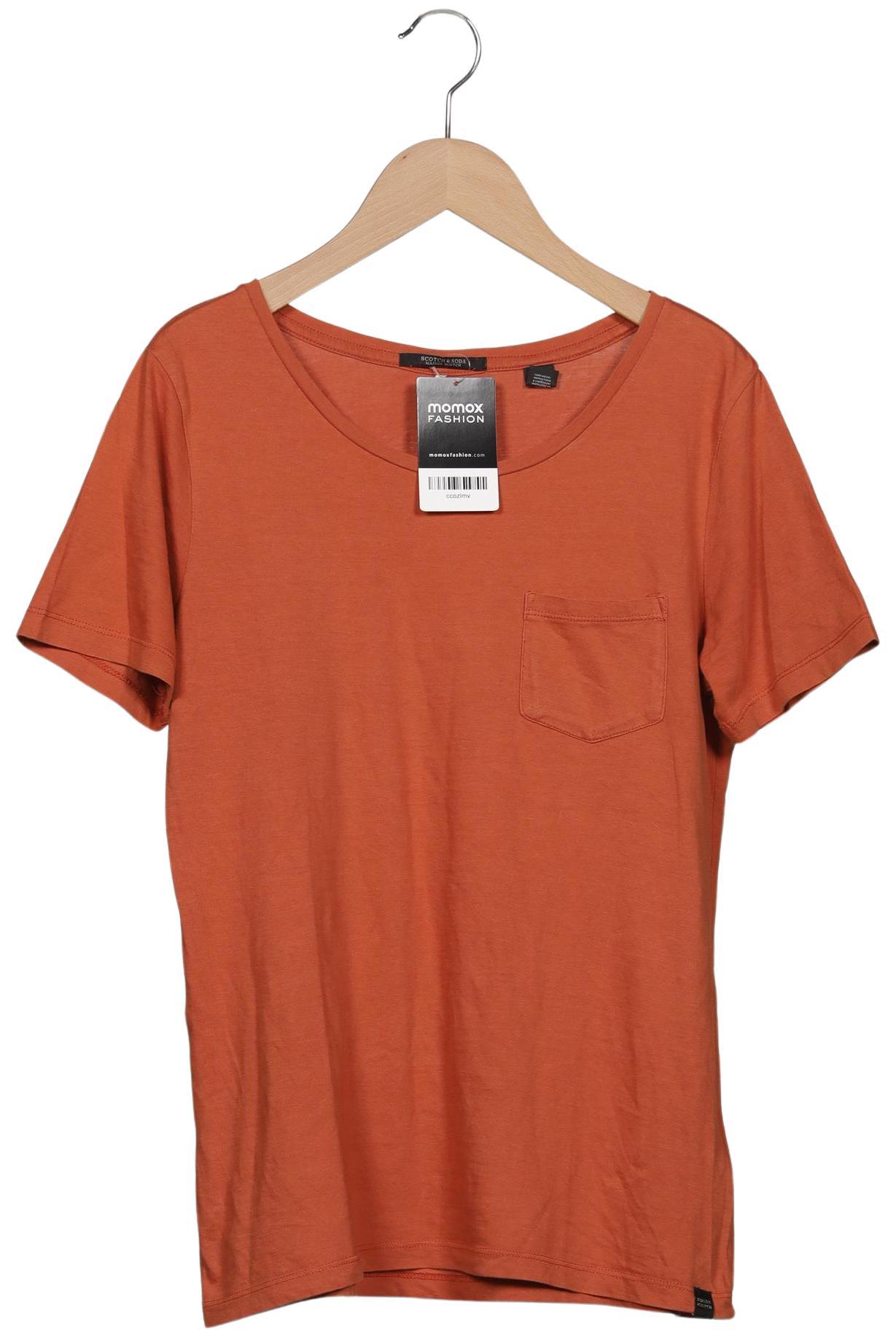 

Maison Scotch Damen T-Shirt, braun, Gr. 34