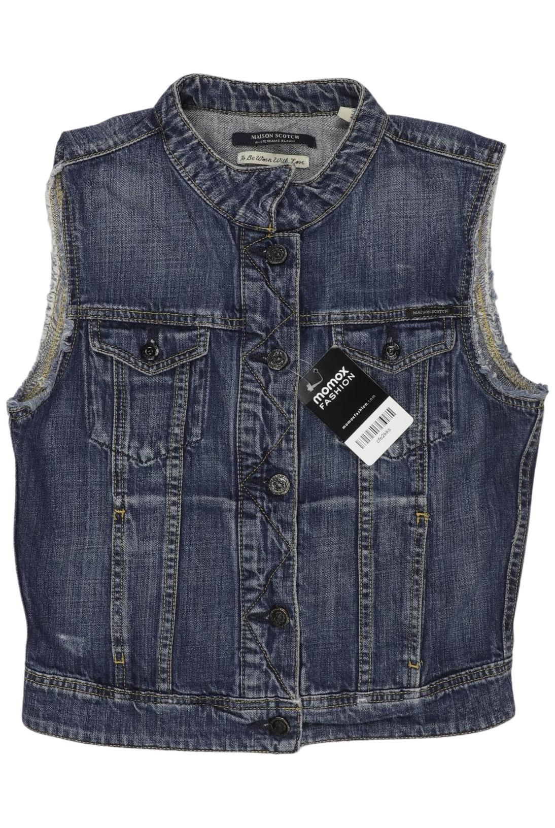 

Maison Scotch Damen Weste, blau, Gr. 38
