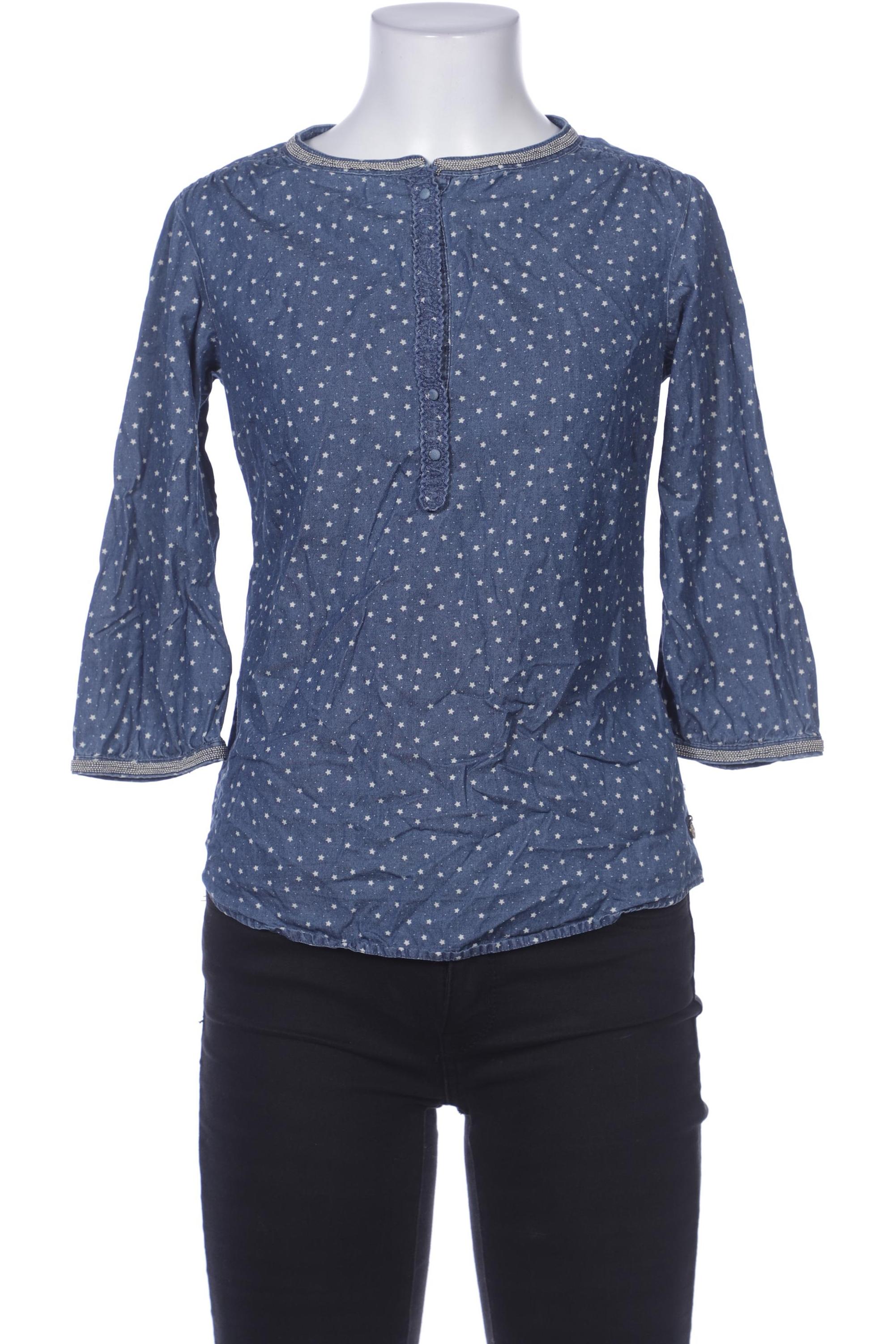 

Maison Scotch Damen Bluse, blau, Gr. 34