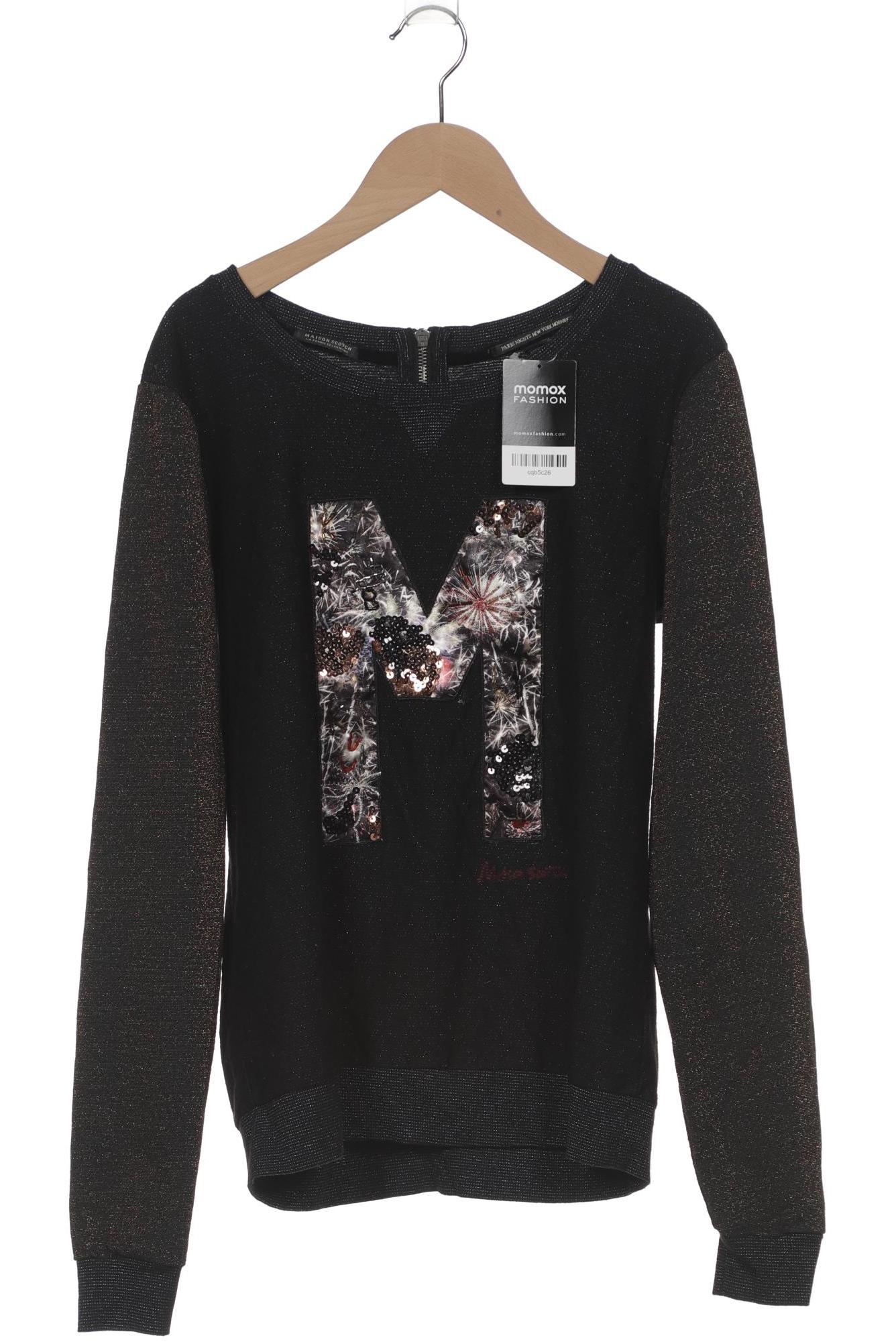 

Maison Scotch Damen Langarmshirt, schwarz, Gr. 36