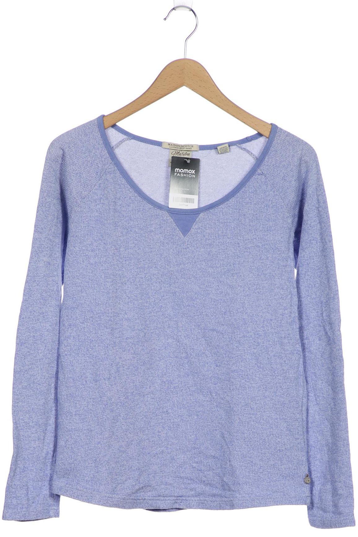 

Maison Scotch Damen Sweatshirt, hellblau, Gr. 36