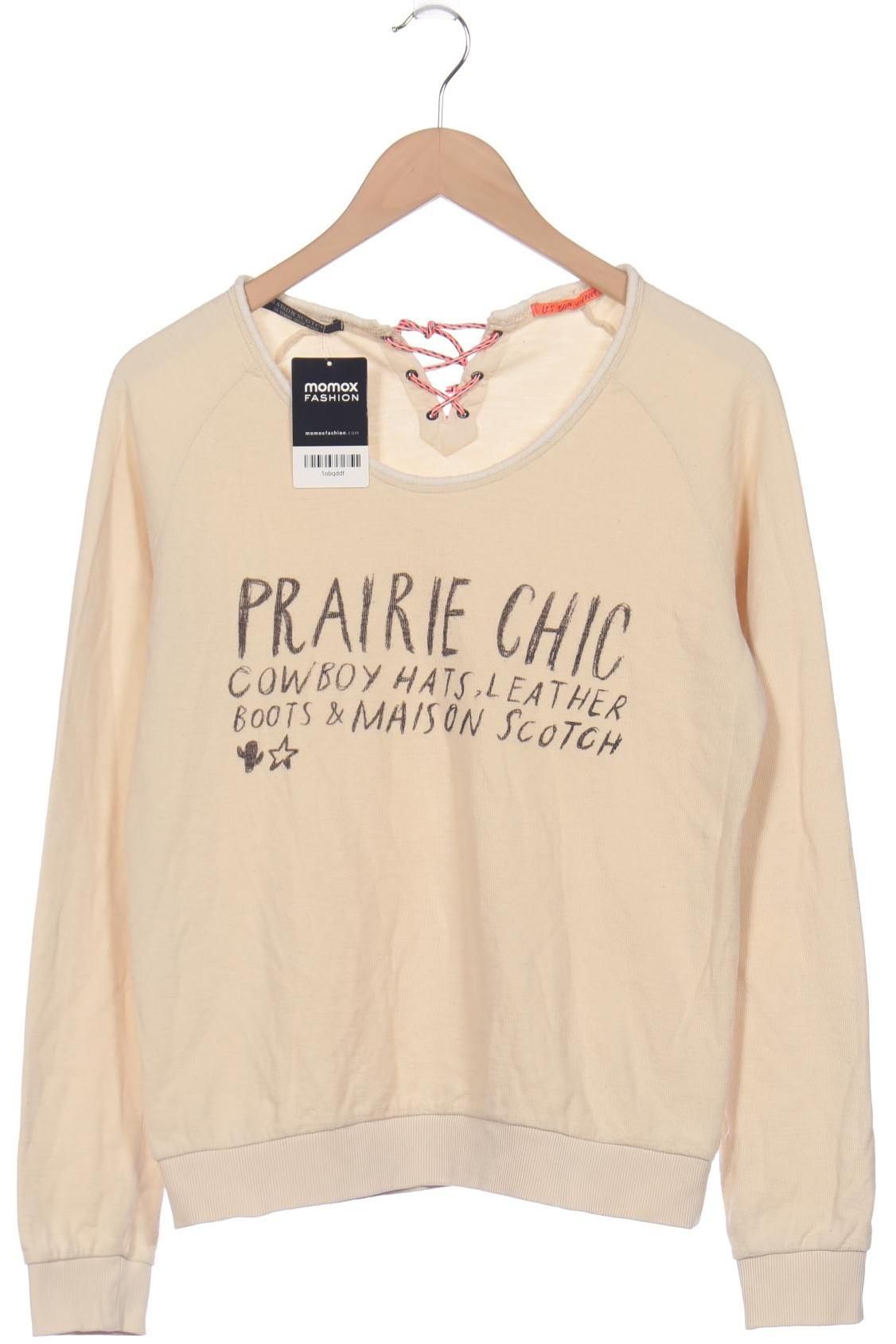 

Maison Scotch Damen Sweatshirt, beige, Gr. 38