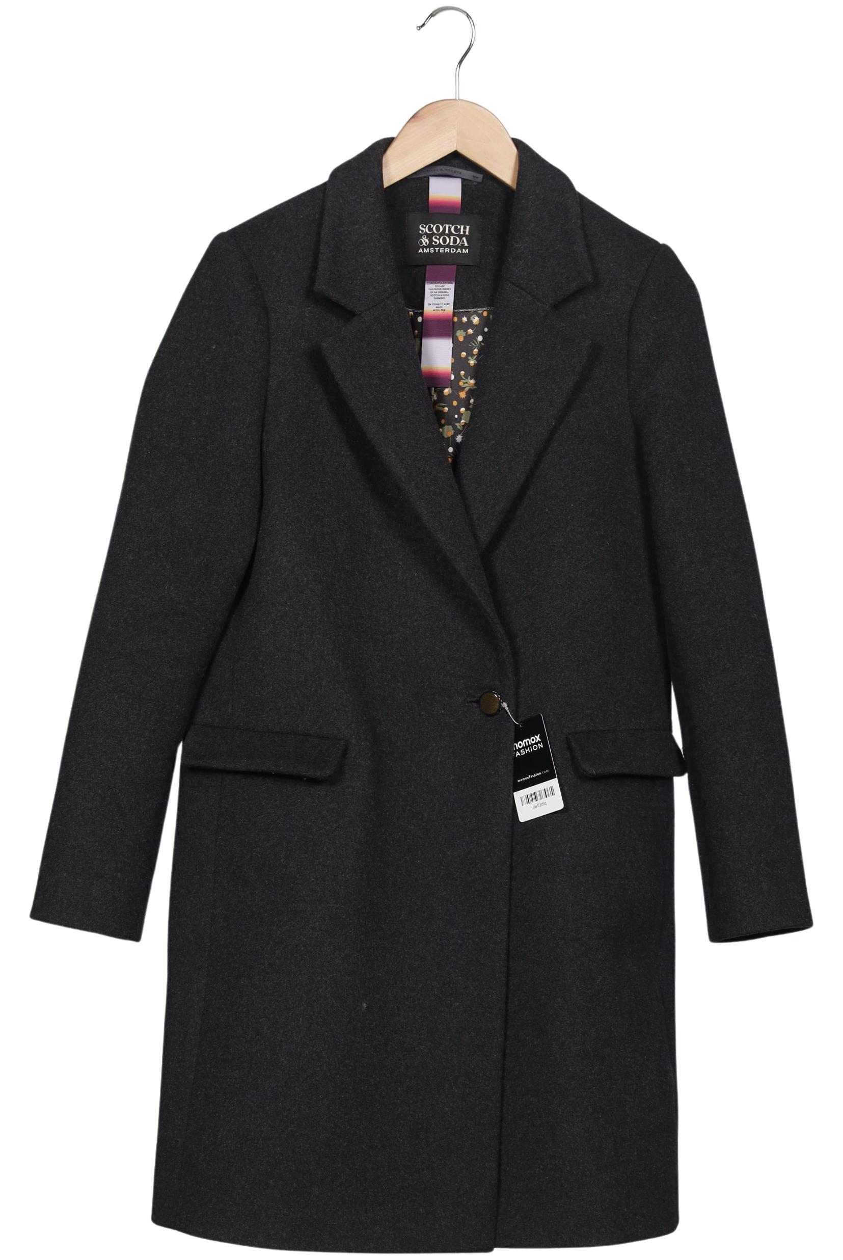 

Maison Scotch Damen Mantel, schwarz, Gr. 36
