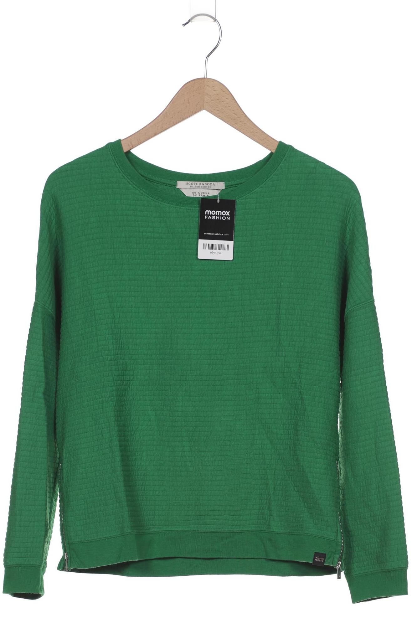 

Maison Scotch Damen Sweatshirt, grün, Gr. 34