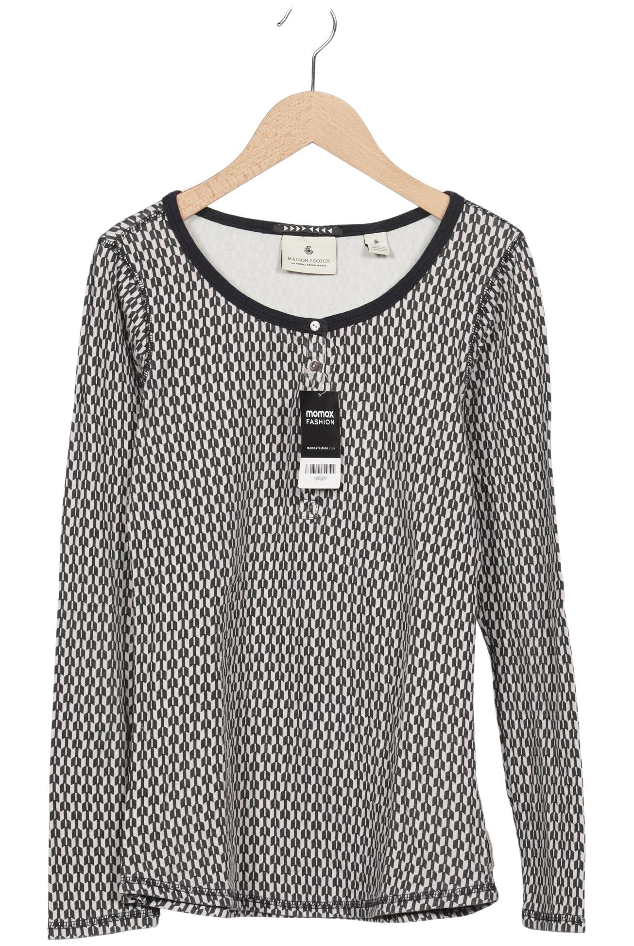 

Maison Scotch Damen Langarmshirt, mehrfarbig, Gr. 34