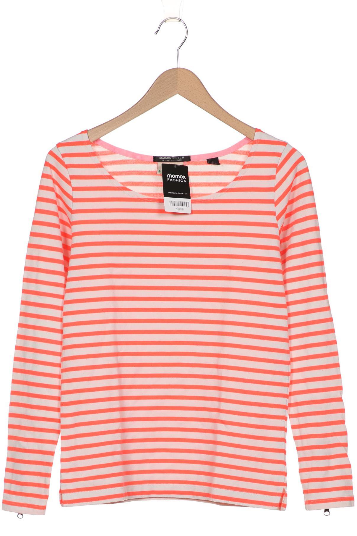 

Maison Scotch Damen Langarmshirt, weiß