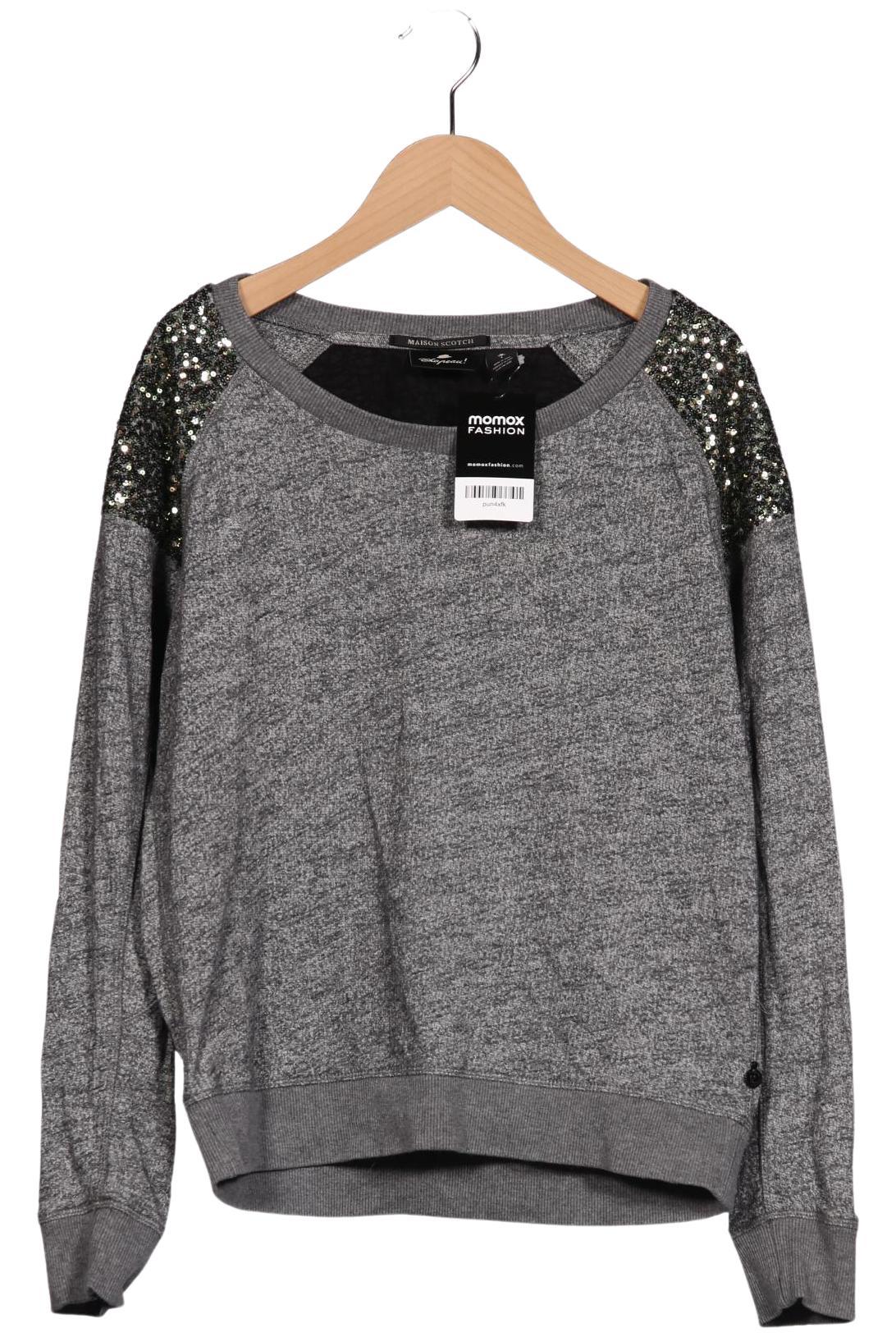 

Maison Scotch Damen Sweatshirt, grau, Gr. 36