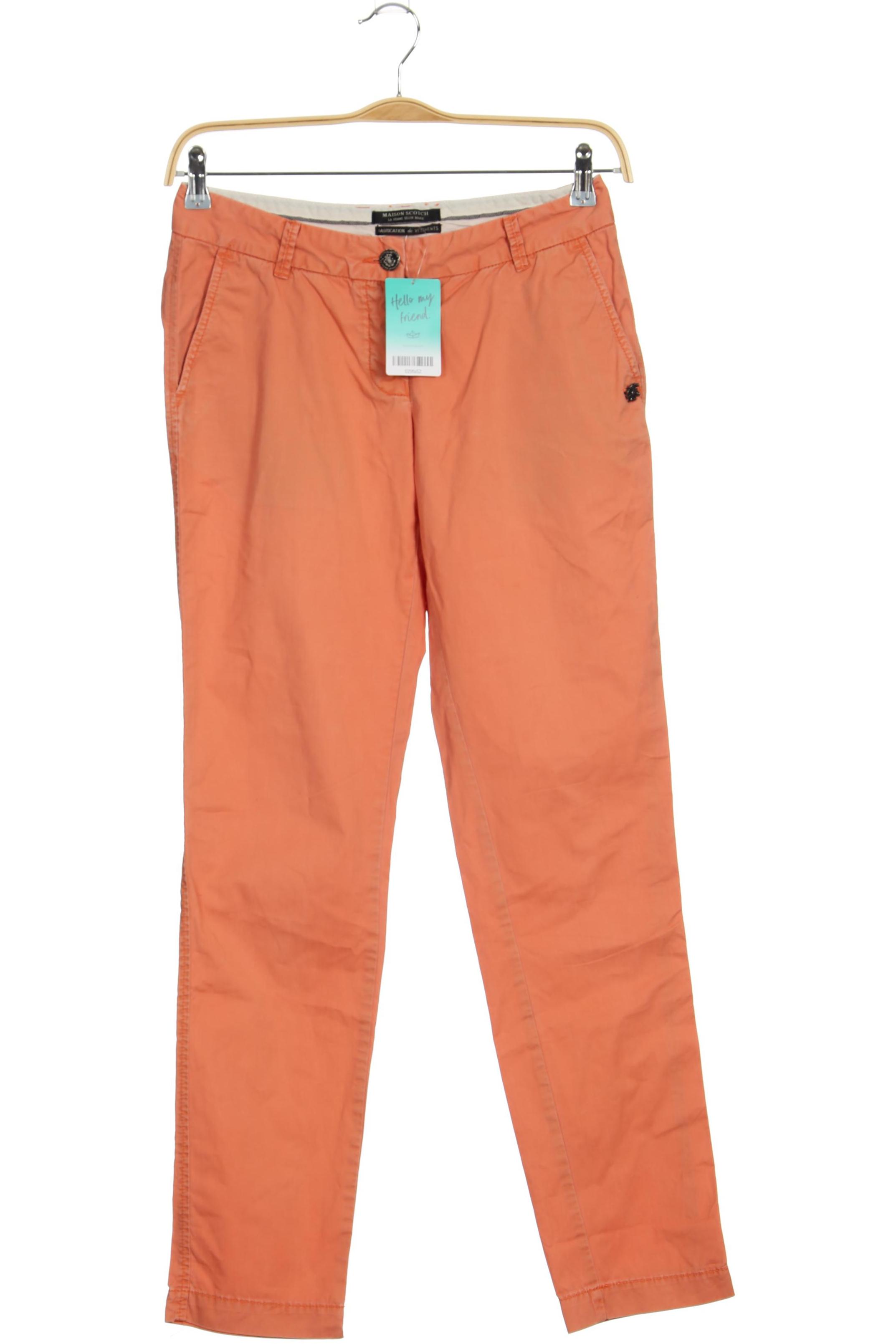 

Maison Scotch Damen Stoffhose, orange, Gr. 28
