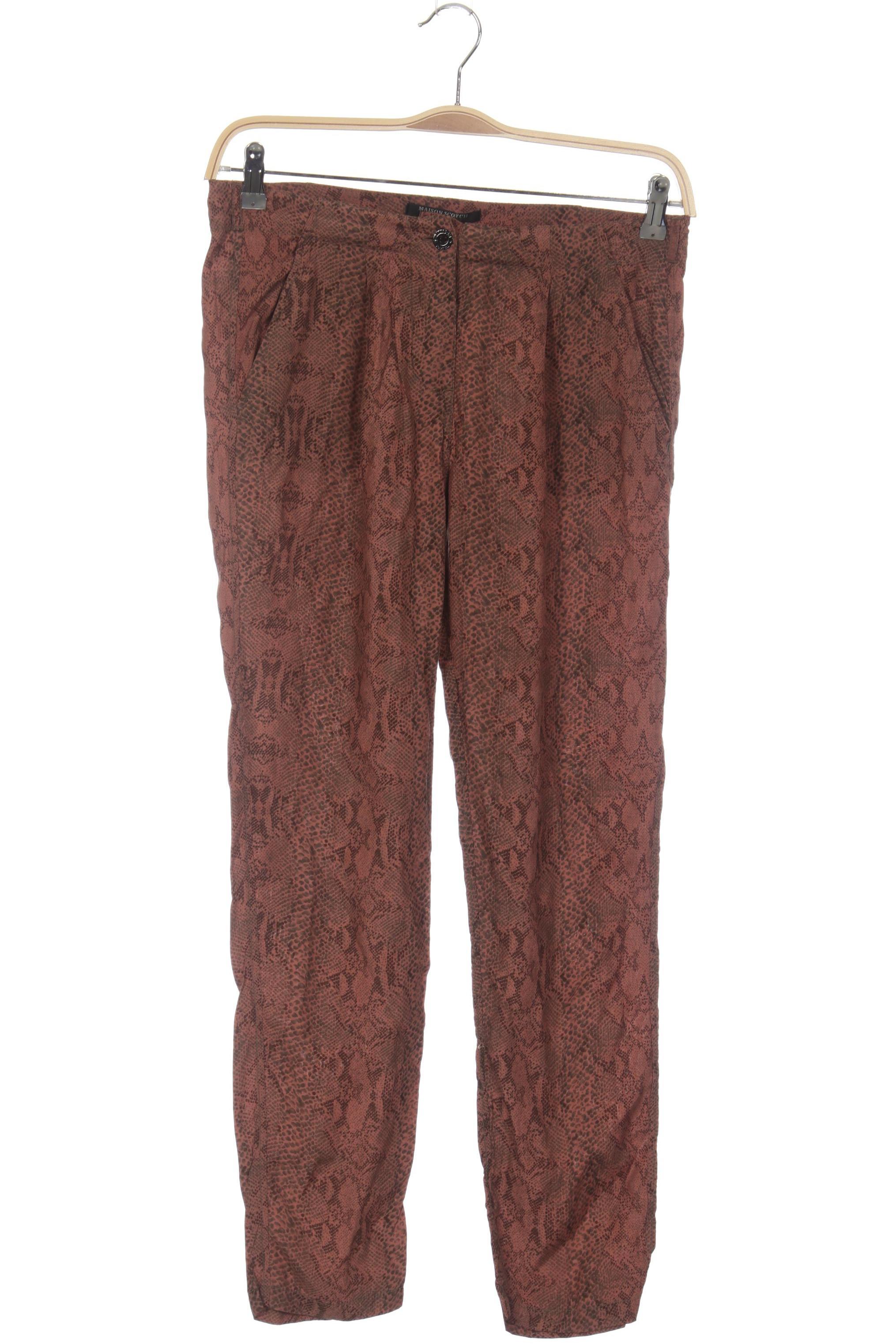 

Maison Scotch Damen Stoffhose, braun, Gr. 34