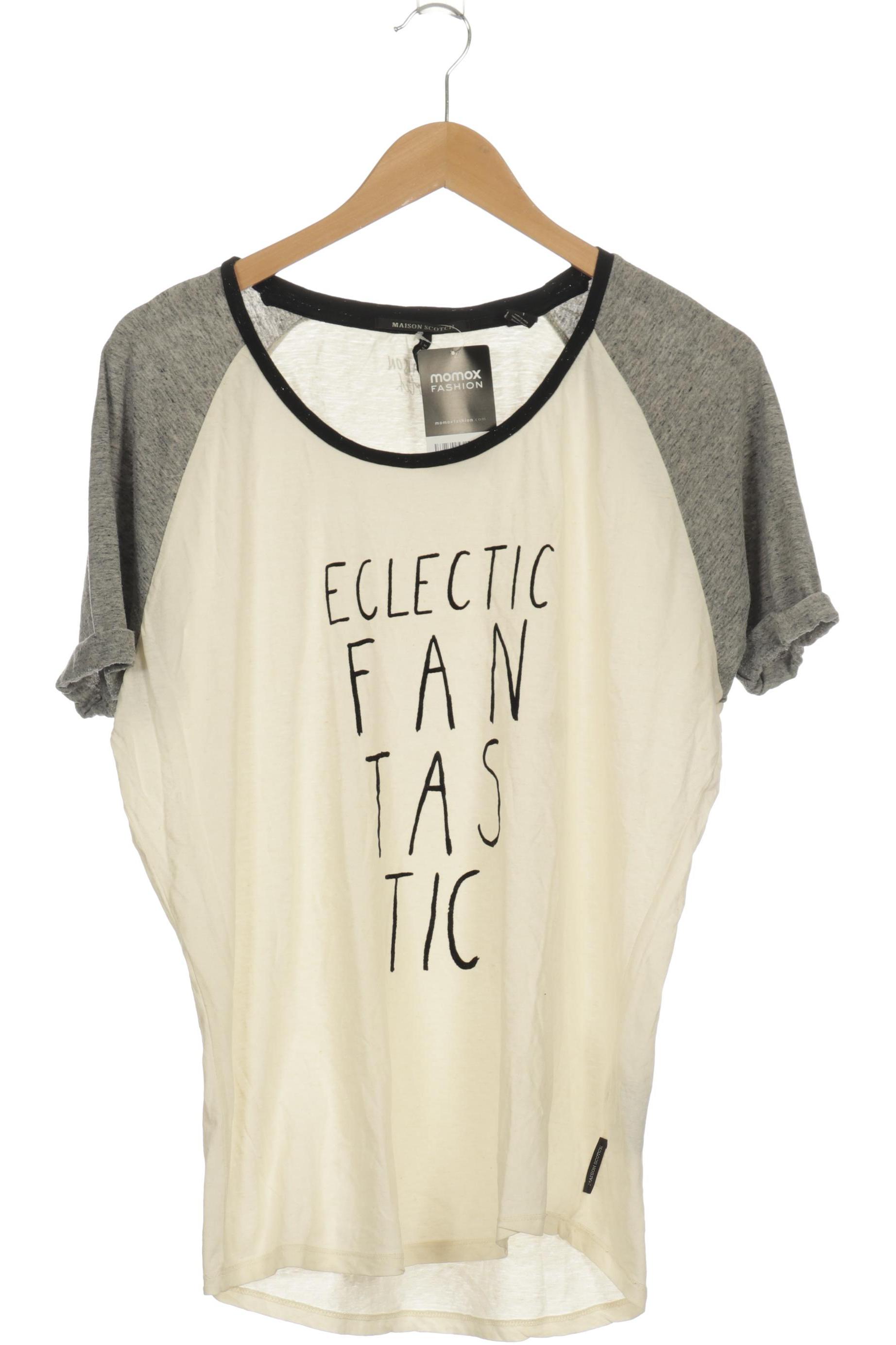 

Maison Scotch Damen T-Shirt, beige, Gr. 36