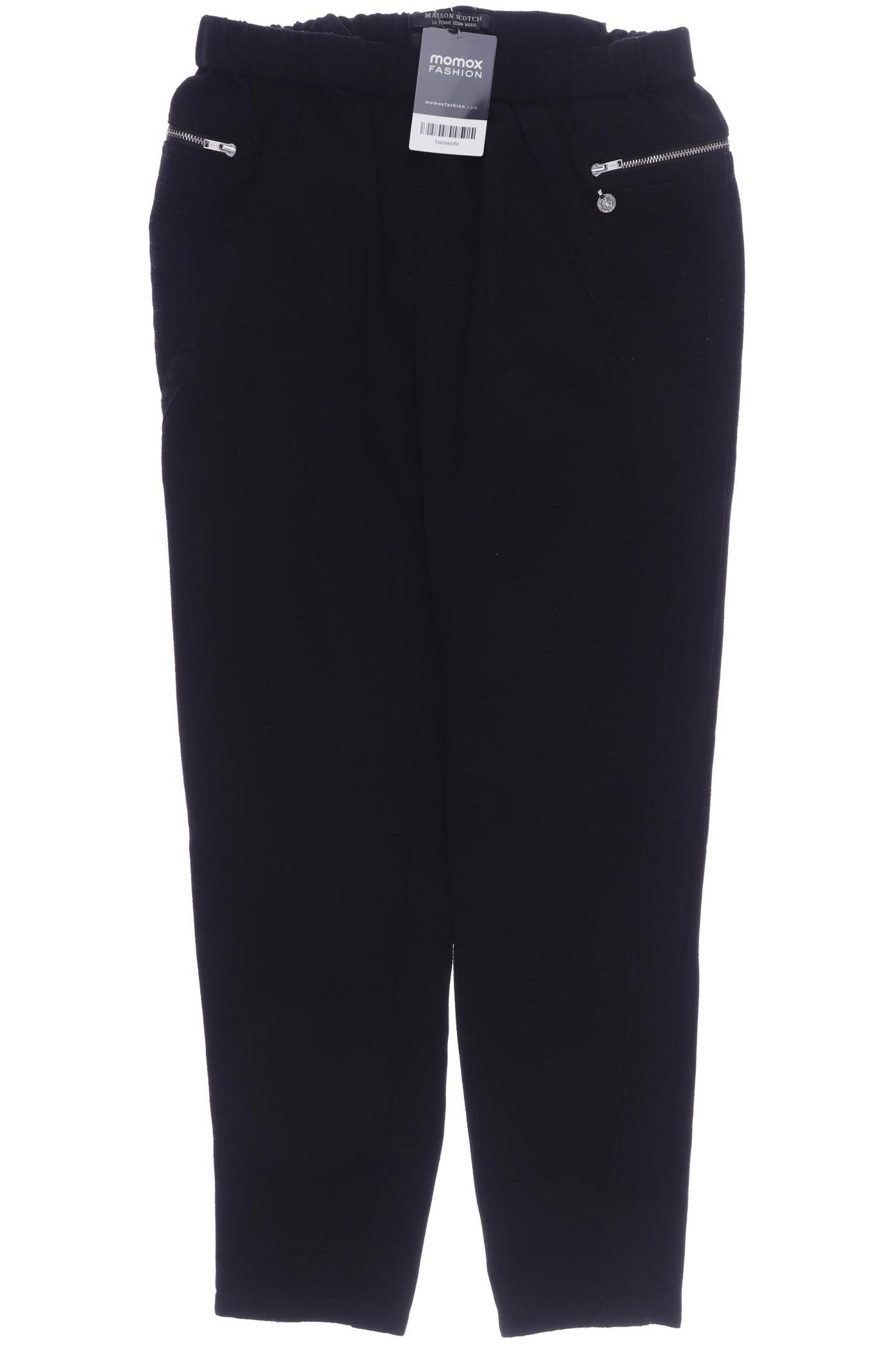 

Maison Scotch Damen Stoffhose, schwarz, Gr. 36