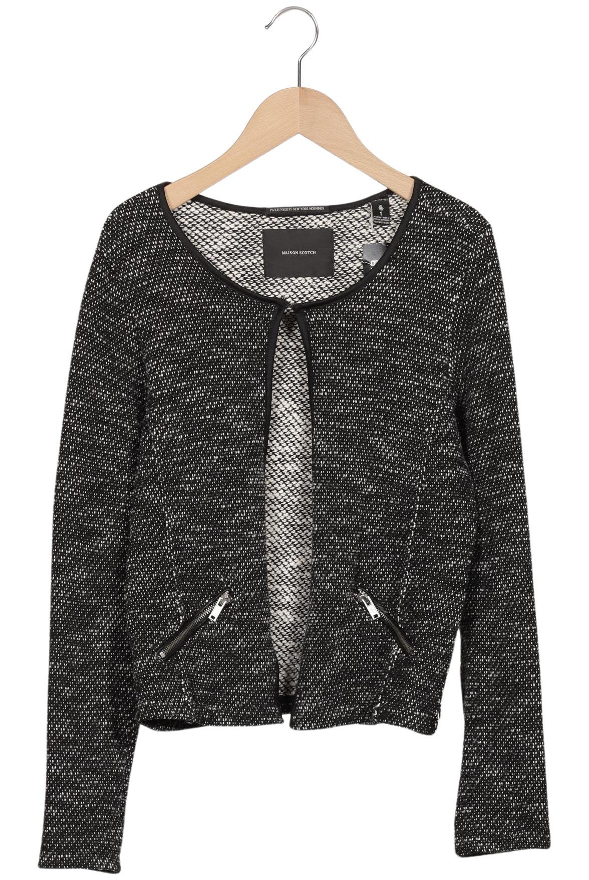 

Maison Scotch Damen Strickjacke, grau, Gr. 36