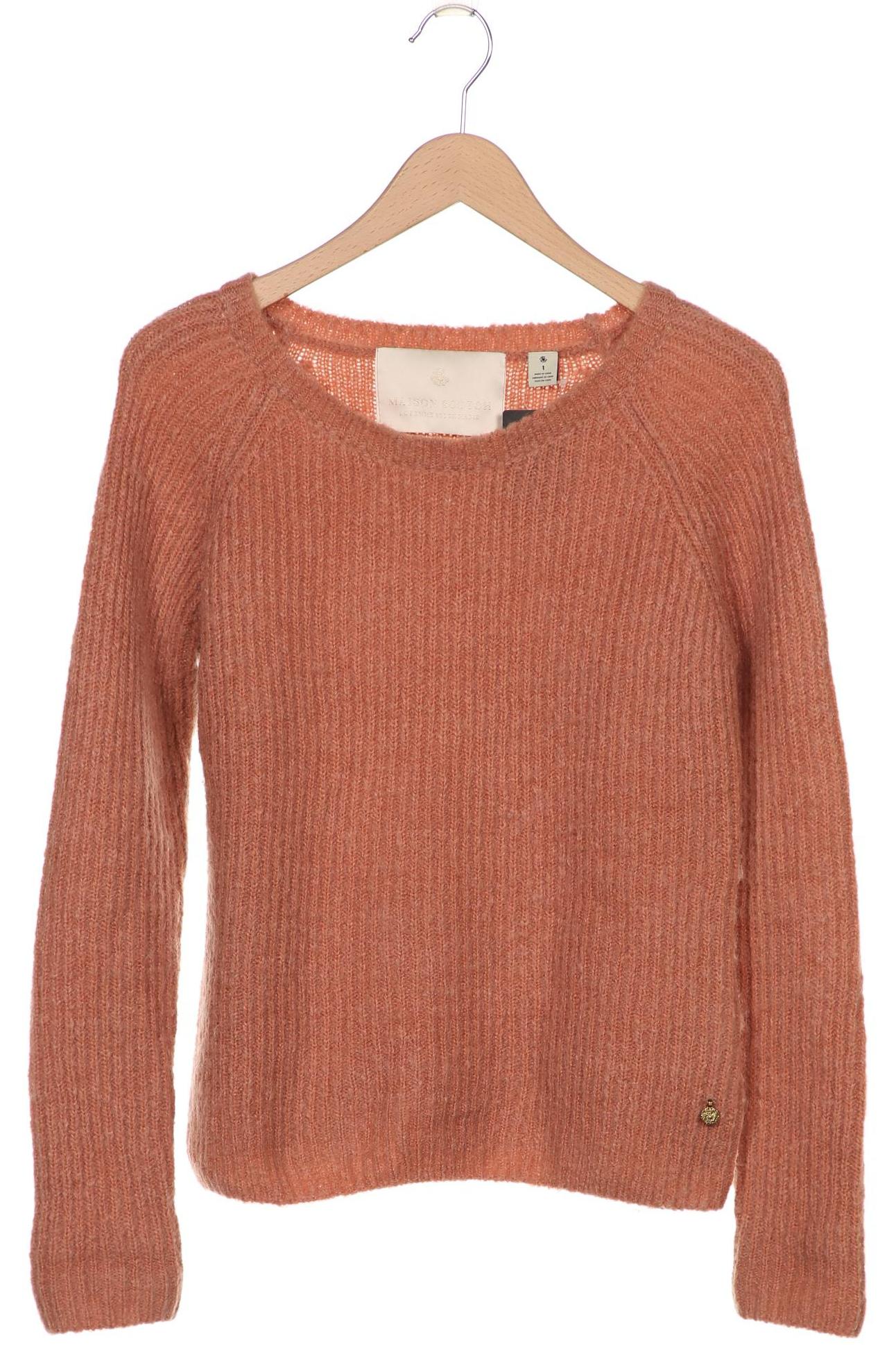 

Maison Scotch Damen Pullover, orange, Gr. 36