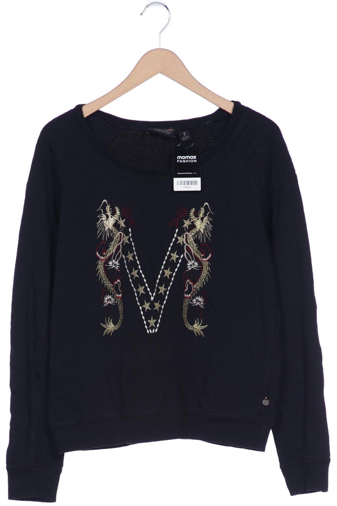 

Maison Scotch Damen Sweatshirt, schwarz