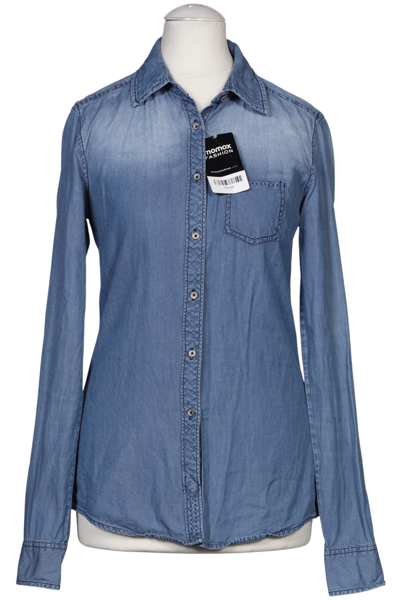 

Maison Scotch Damen Bluse, blau, Gr. 34