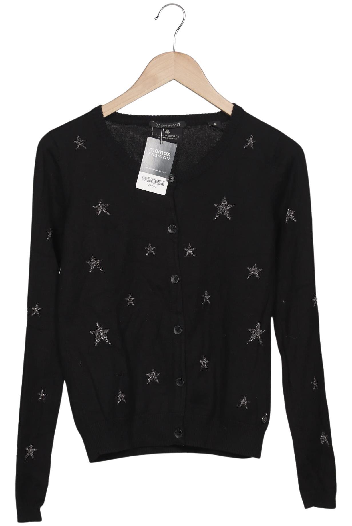 

Maison Scotch Damen Strickjacke, schwarz, Gr. 40