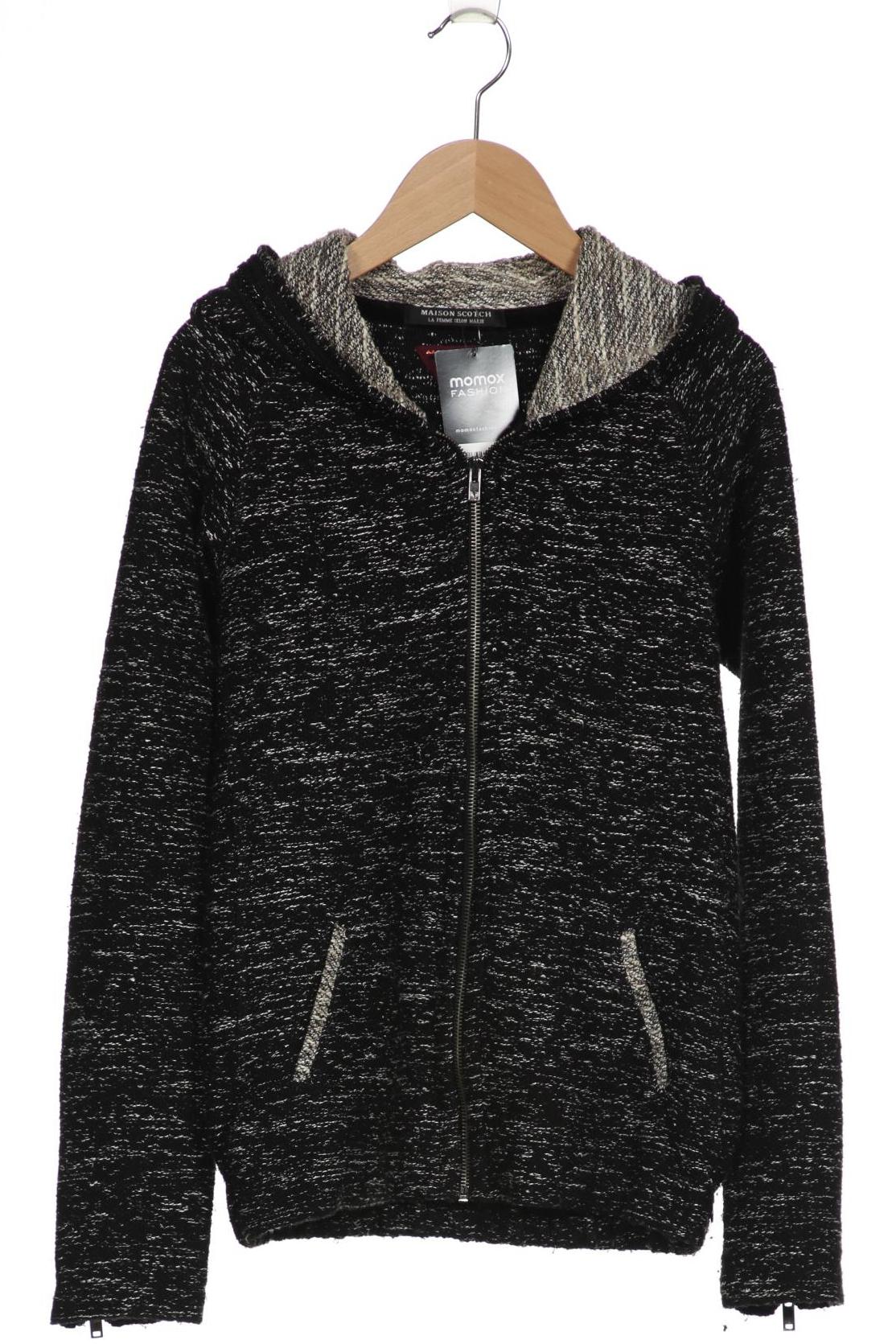 

Maison Scotch Damen Kapuzenpullover, schwarz, Gr. 34