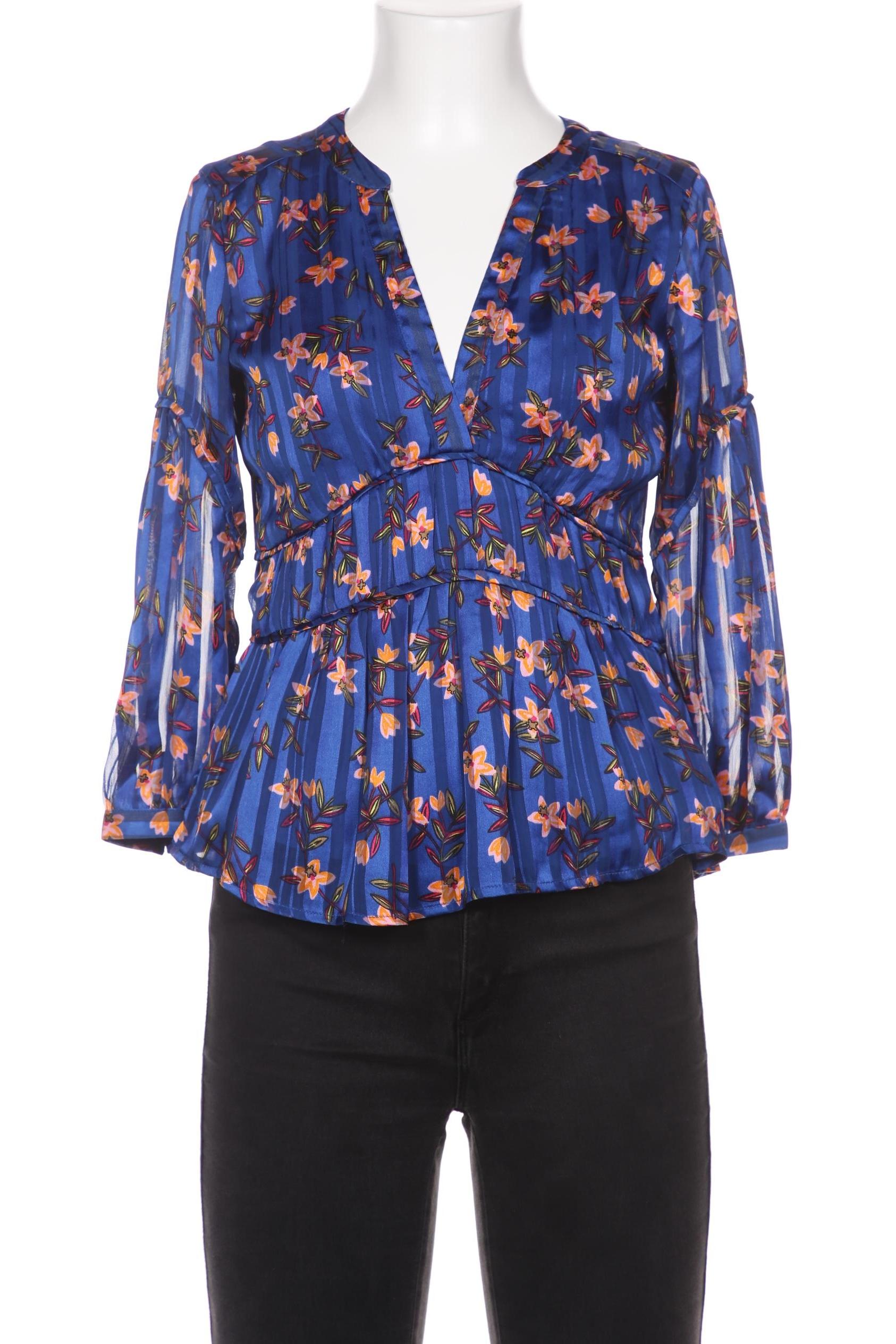 

Maison Scotch Damen Bluse, blau, Gr. 34