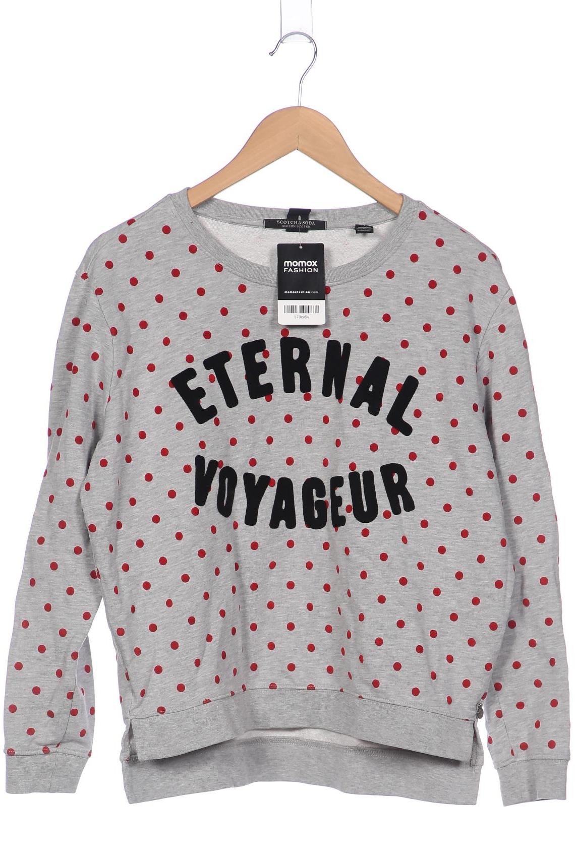 

Maison Scotch Damen Sweatshirt, grau, Gr. 36