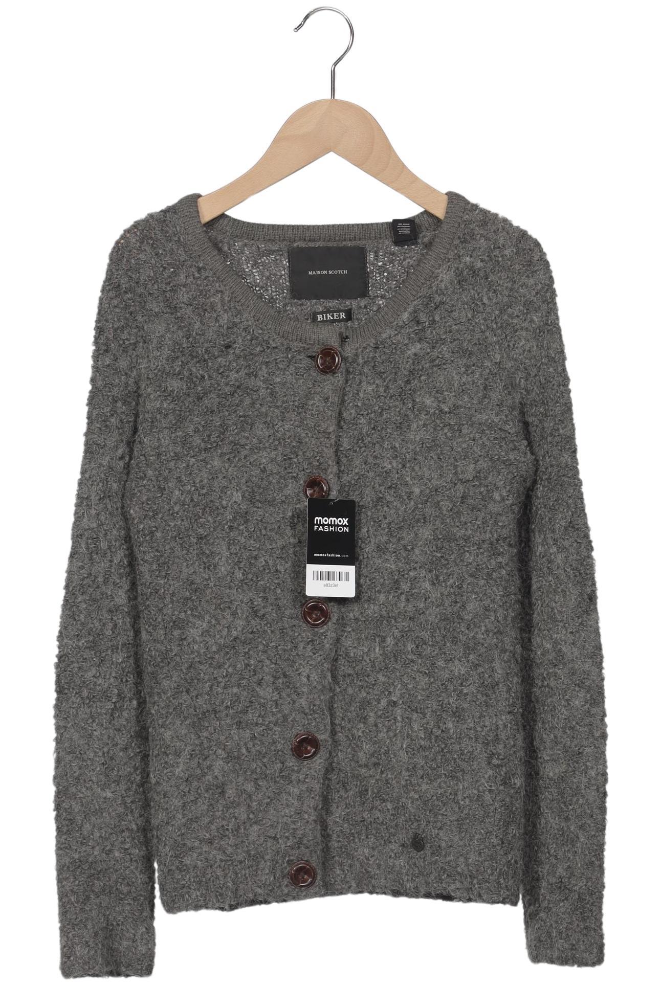 

Maison Scotch Damen Strickjacke, grau, Gr. 34