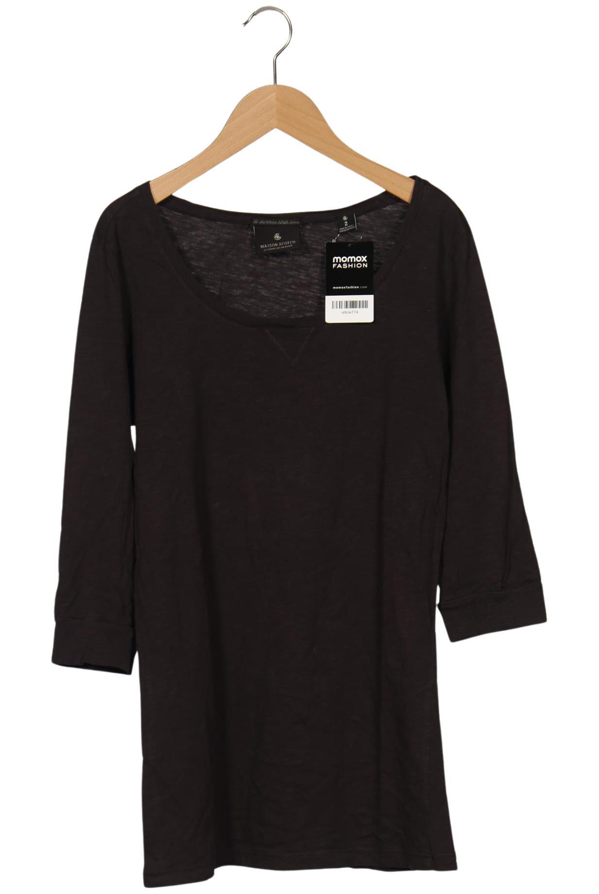 

Maison Scotch Damen Langarmshirt, grau, Gr. 38