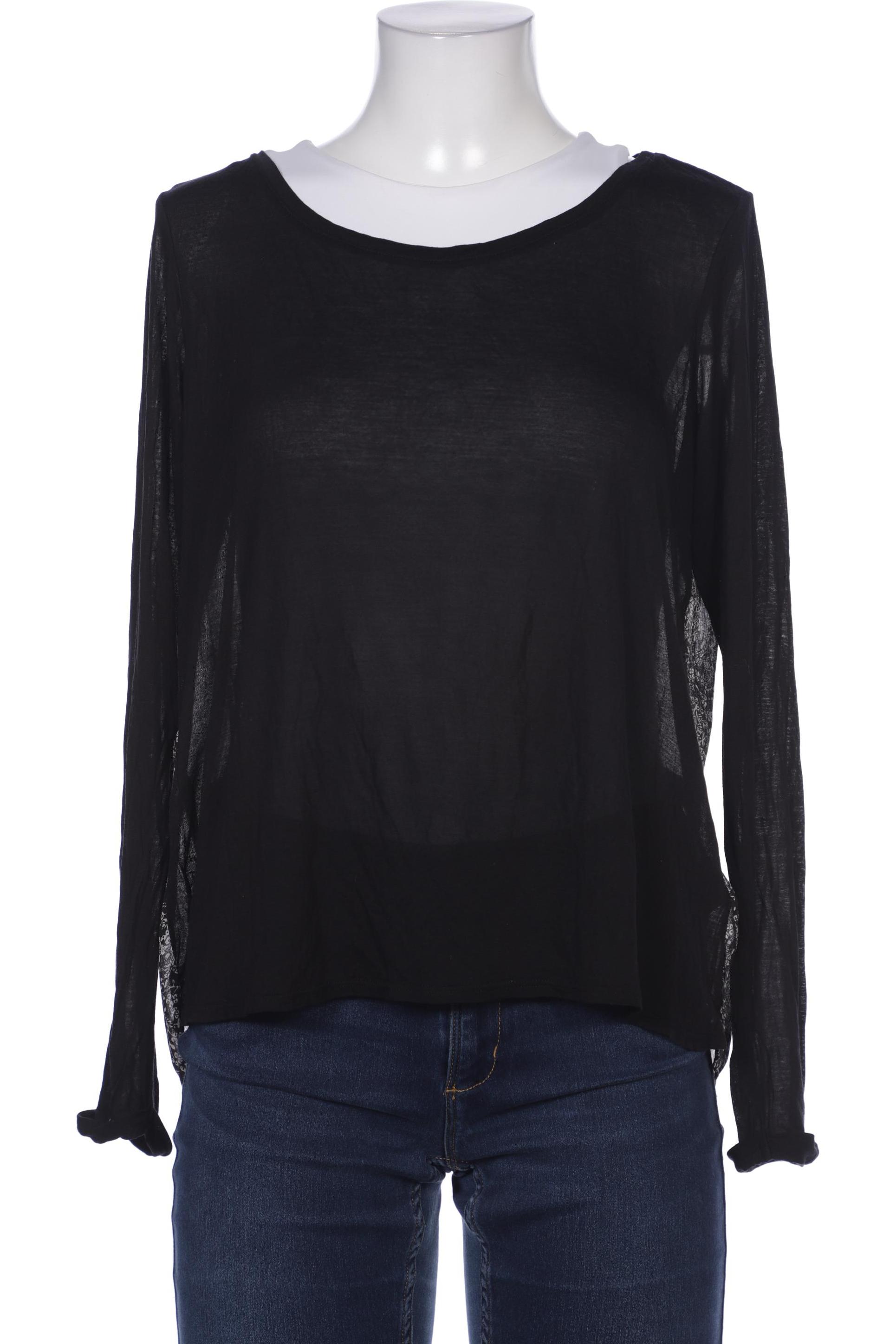 

Maison Scotch Damen Langarmshirt, schwarz, Gr. 38