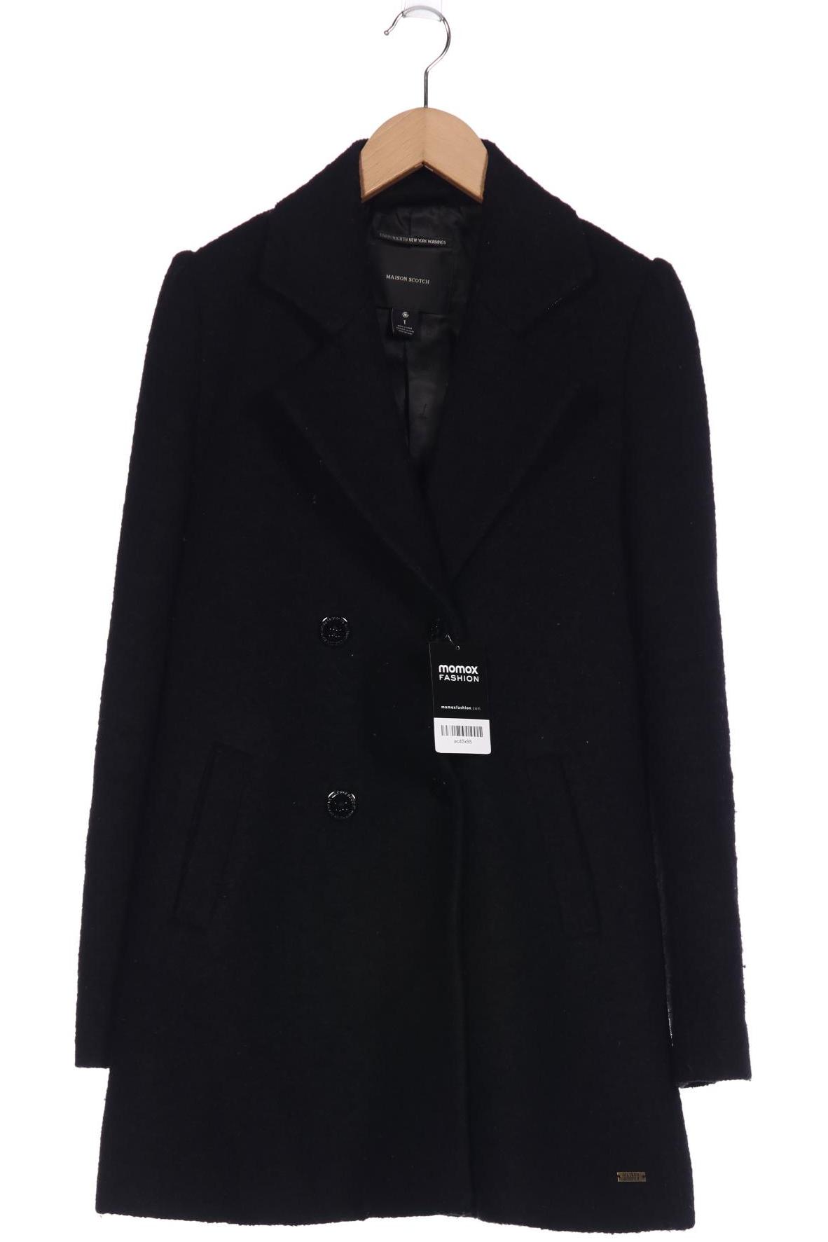 

Maison Scotch Damen Mantel, schwarz, Gr. 36