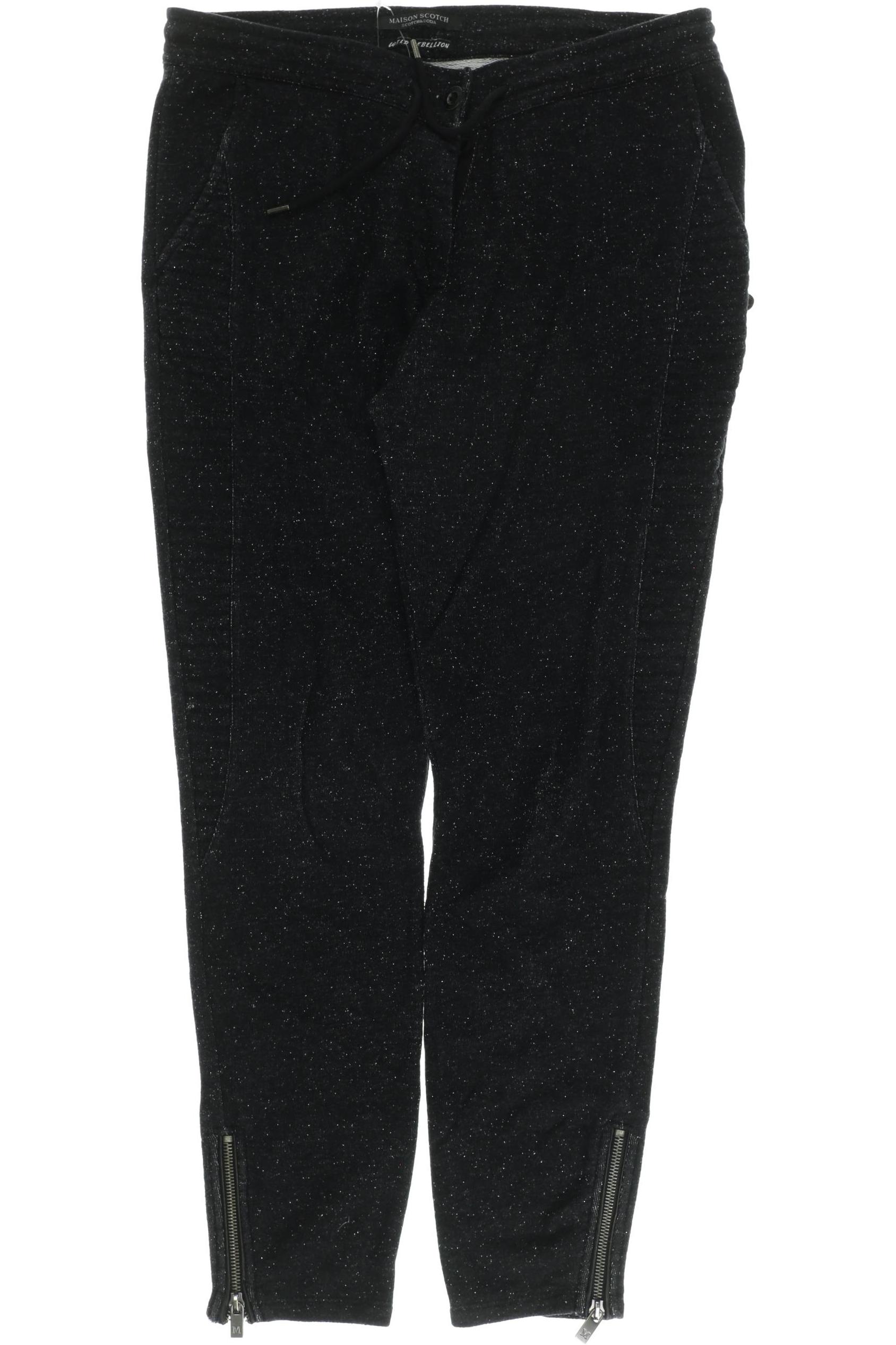 

Maison Scotch Damen Stoffhose, schwarz, Gr. 0