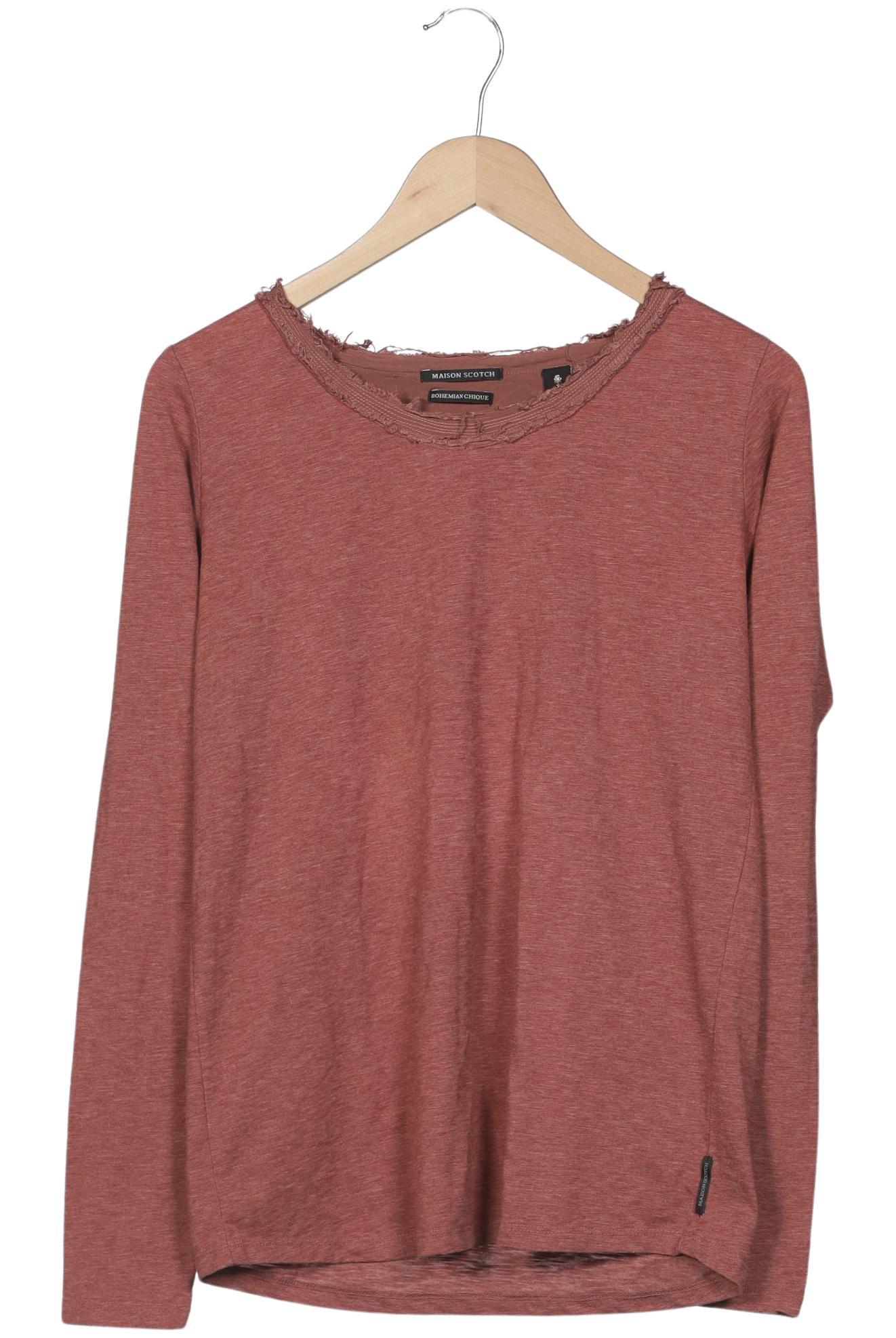 

Maison Scotch Damen Langarmshirt, rot, Gr. 36