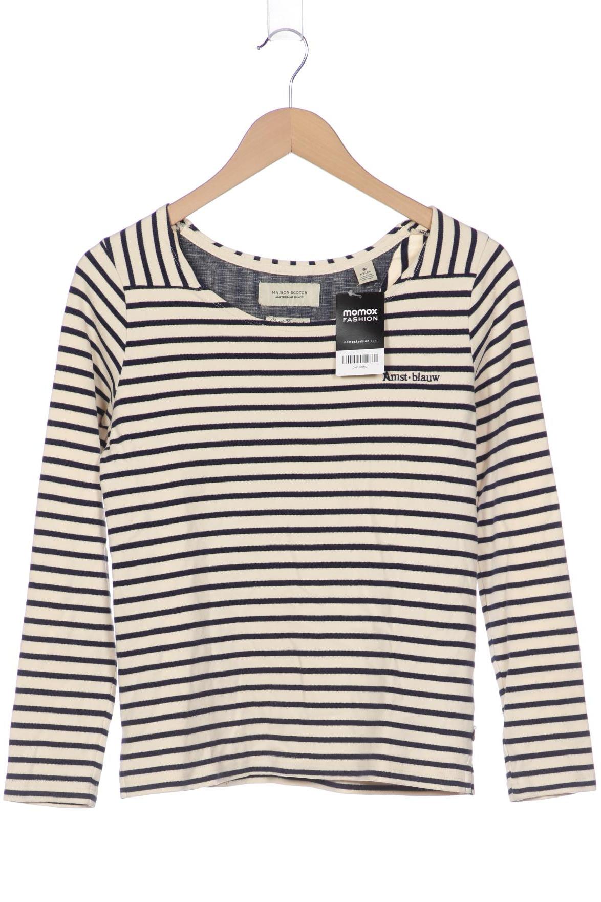 

Maison Scotch Damen Langarmshirt, cremeweiß, Gr. 38