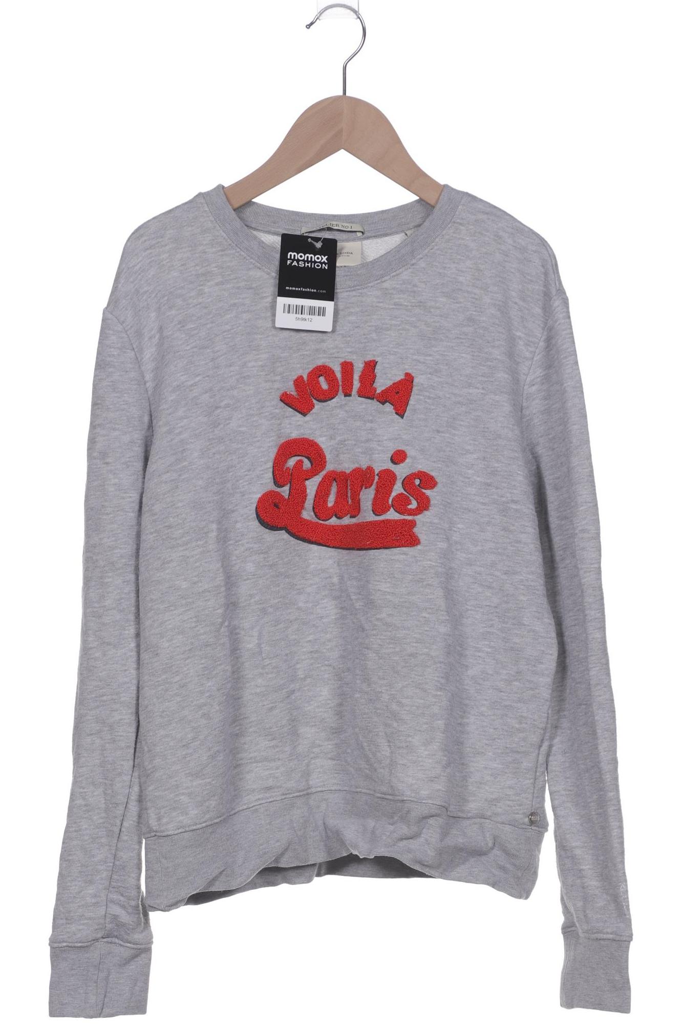 

Maison Scotch Damen Sweatshirt, grau, Gr. 42