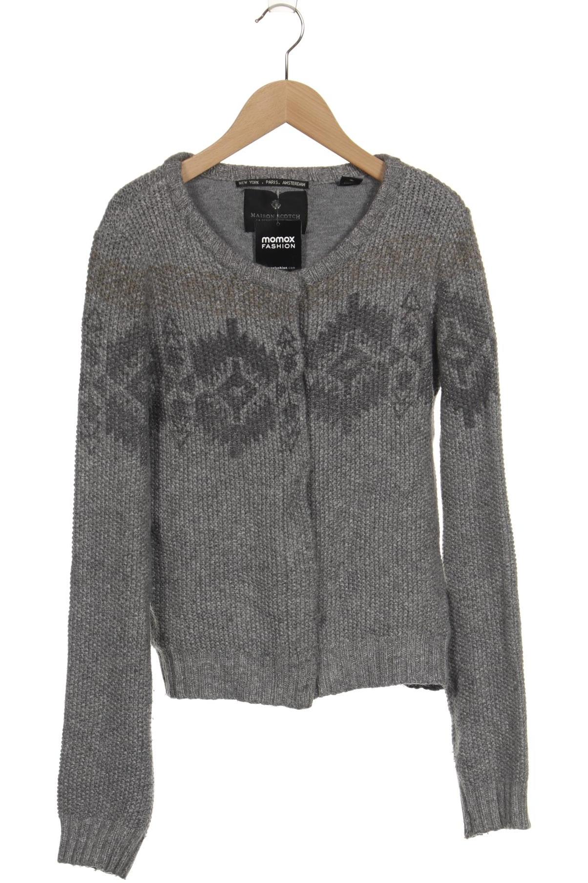 

Maison Scotch Damen Strickjacke, grau, Gr. 38