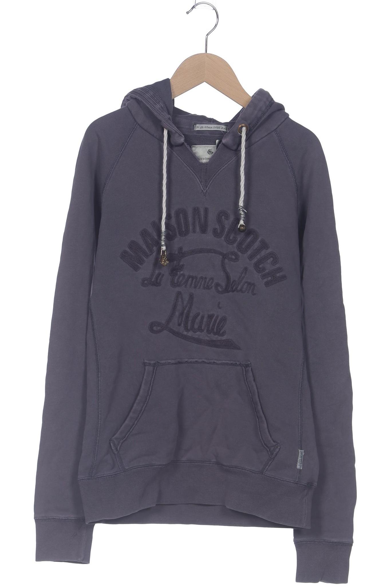 

Maison Scotch Damen Kapuzenpullover, blau, Gr. 36