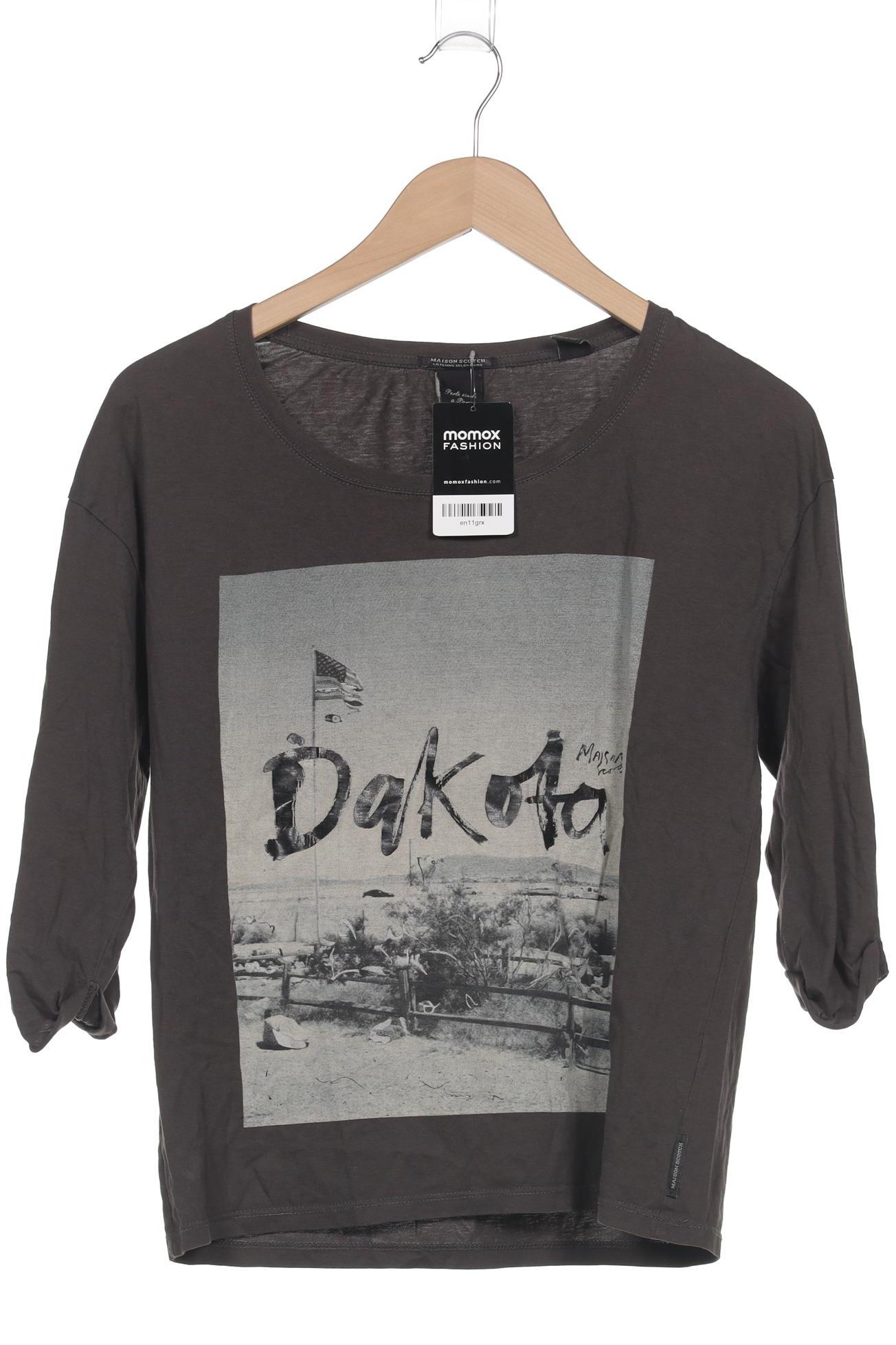 

Maison Scotch Damen Langarmshirt, grau, Gr. 36