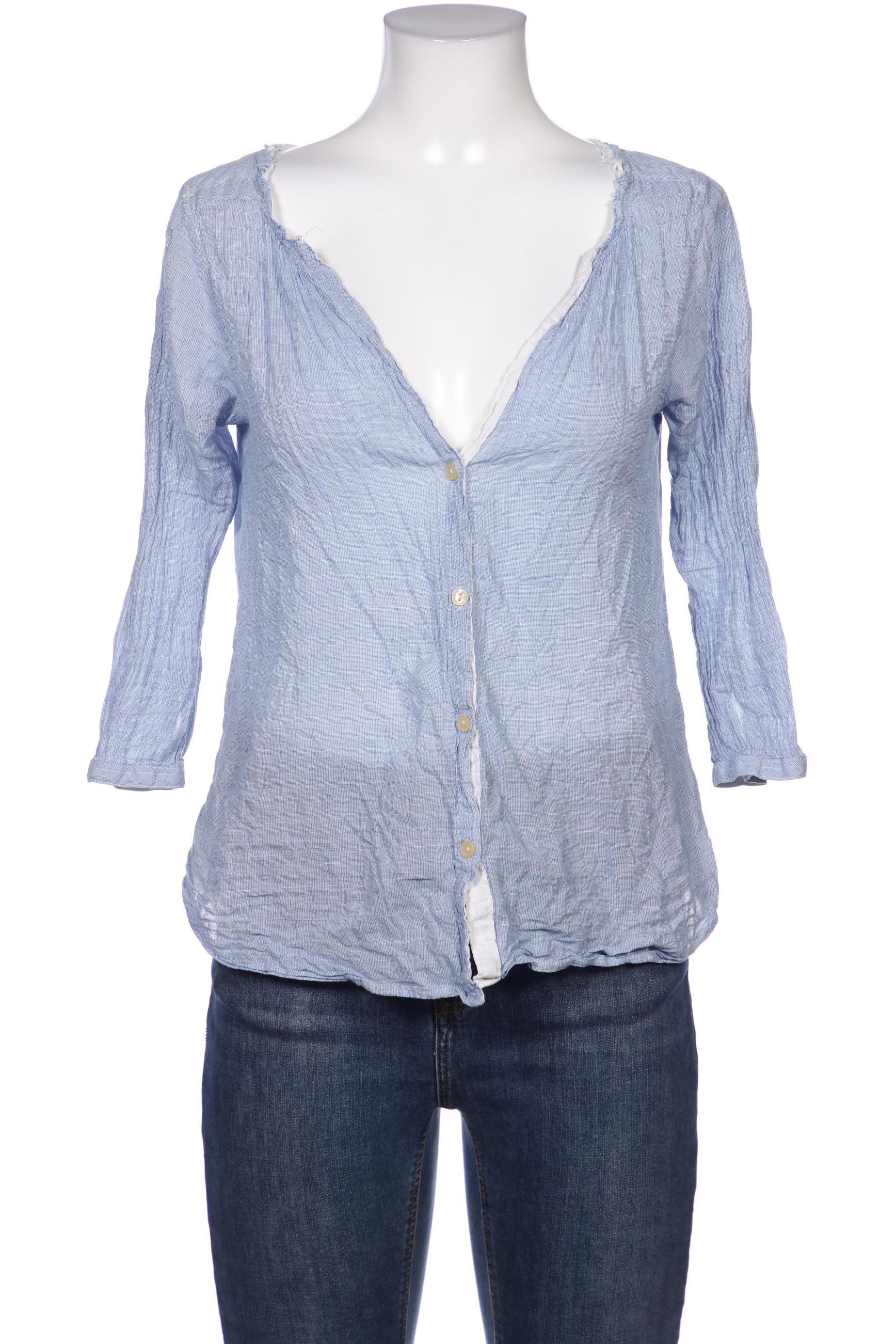 

Maison Scotch Damen Bluse, blau, Gr. 36