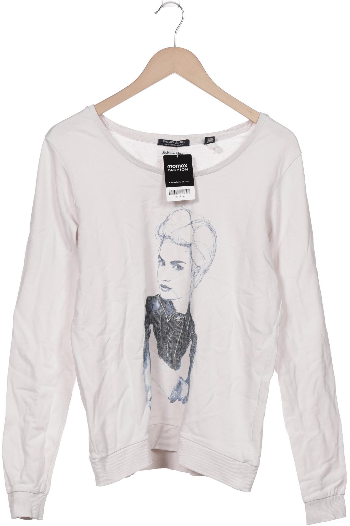 

Maison Scotch Damen Sweatshirt, weiß