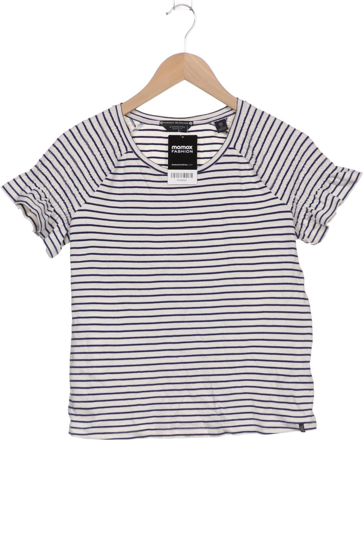 

Maison Scotch Damen T-Shirt, weiß, Gr. 38