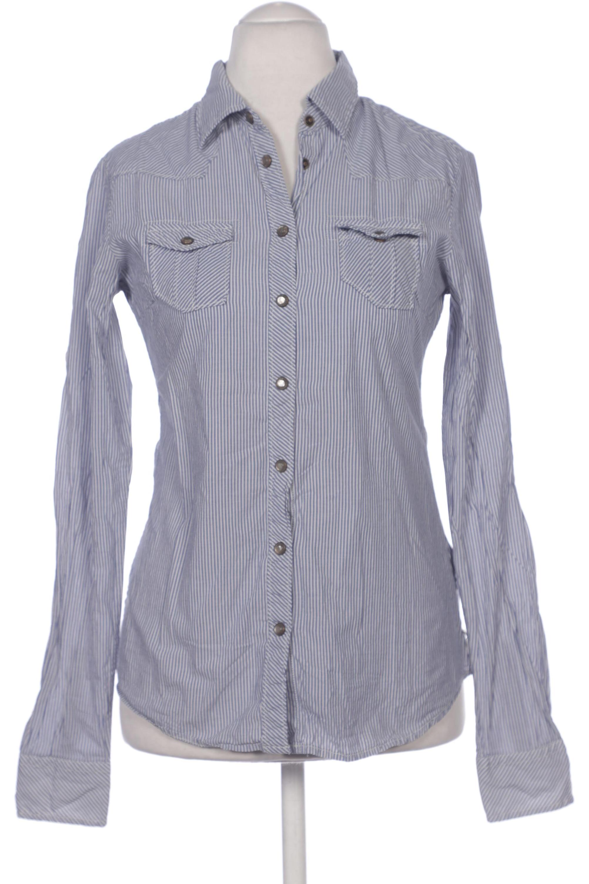 

Maison Scotch Damen Bluse, blau, Gr. 38