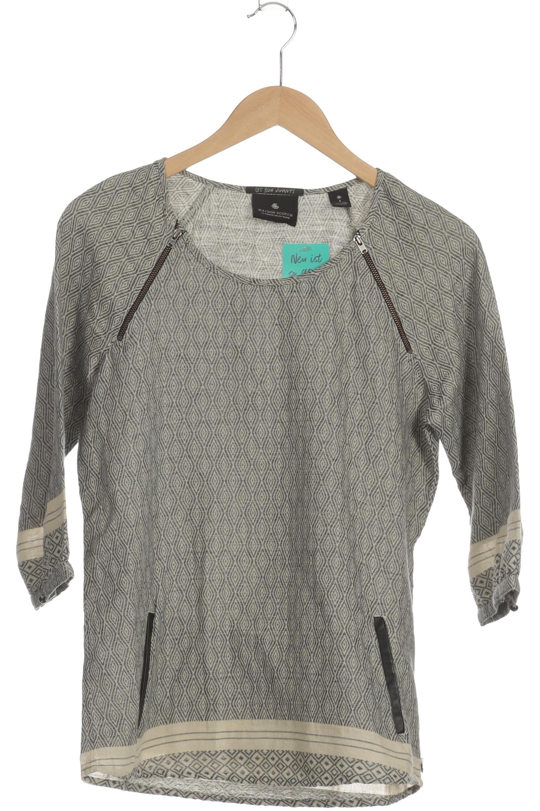

Maison Scotch Damen Bluse, grau, Gr.
