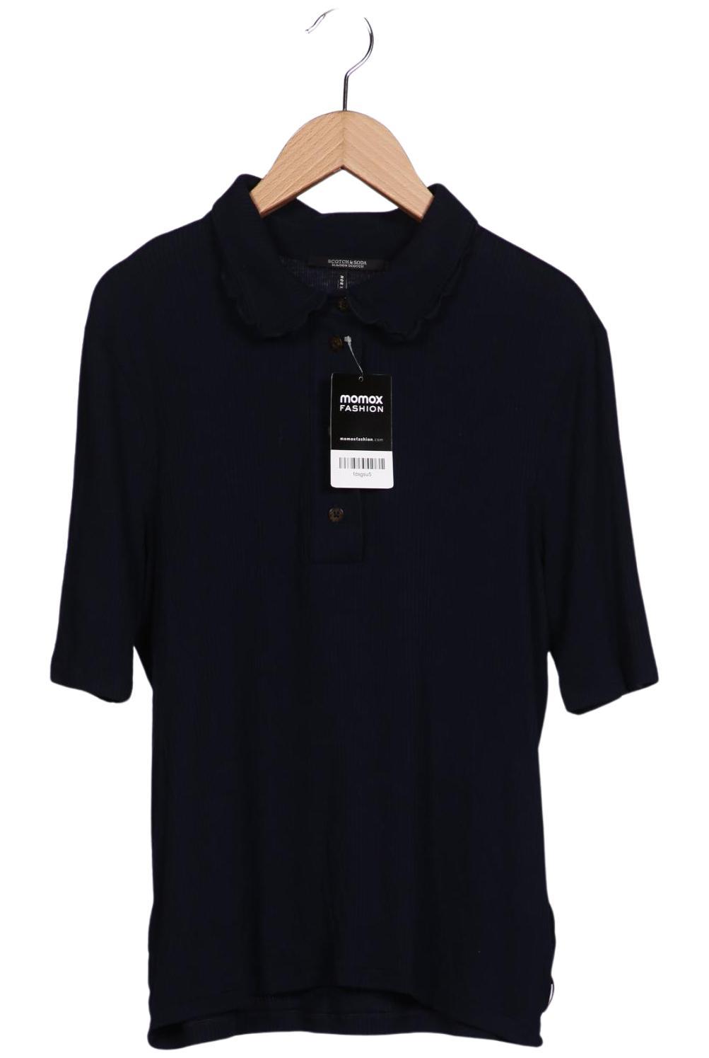 

Maison Scotch Damen Poloshirt, marineblau, Gr. 44