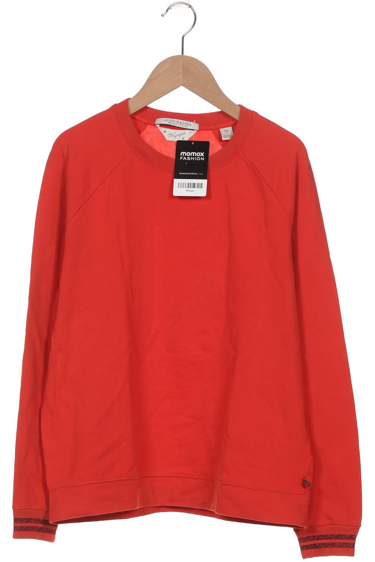 

Maison Scotch Damen Sweatshirt, rot, Gr. 36