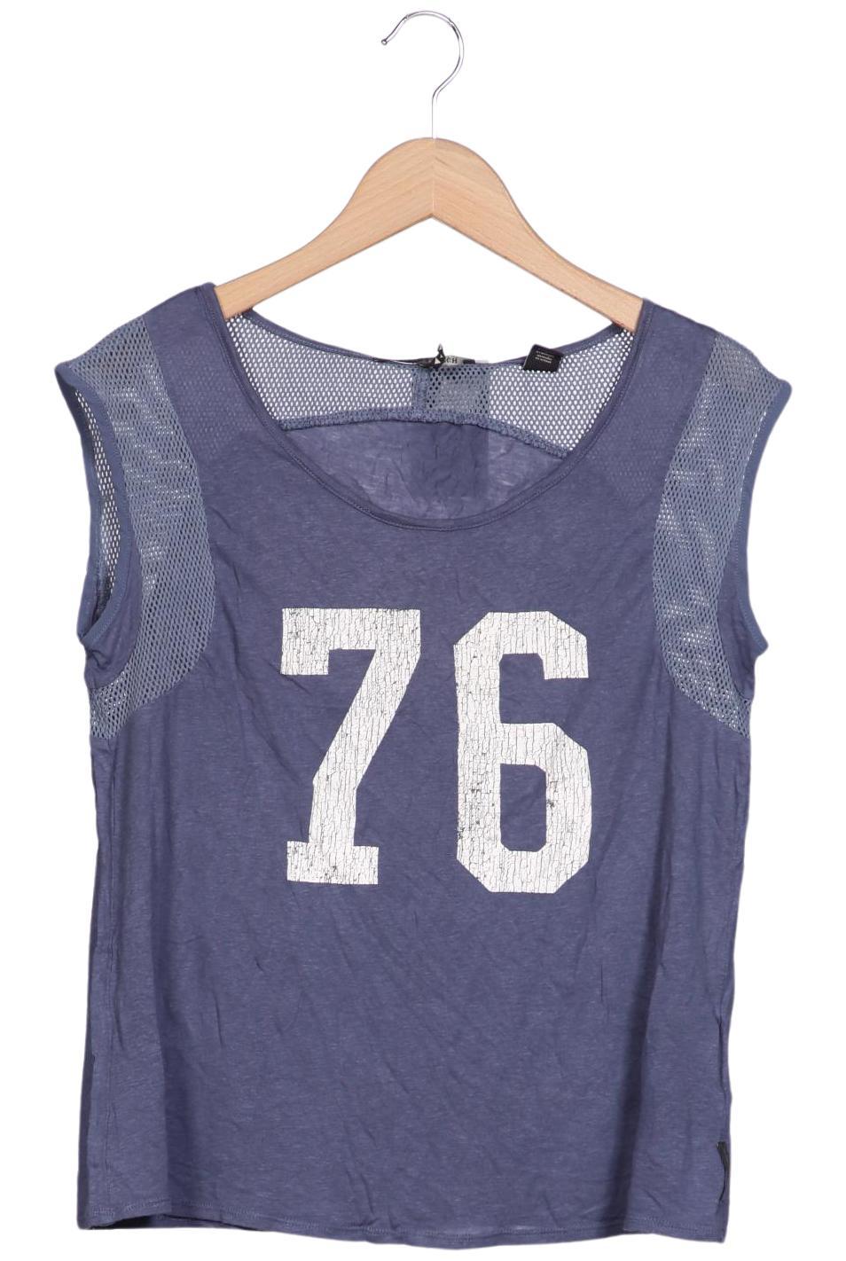 

Maison Scotch Damen T-Shirt, blau, Gr. 36