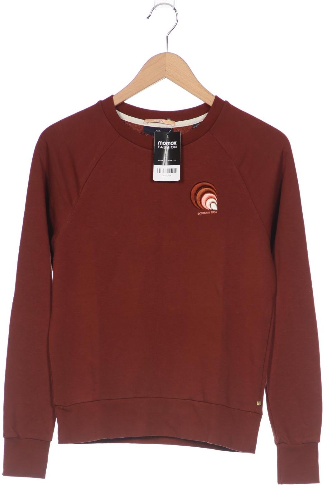 

Maison Scotch Damen Sweatshirt, braun, Gr. 34