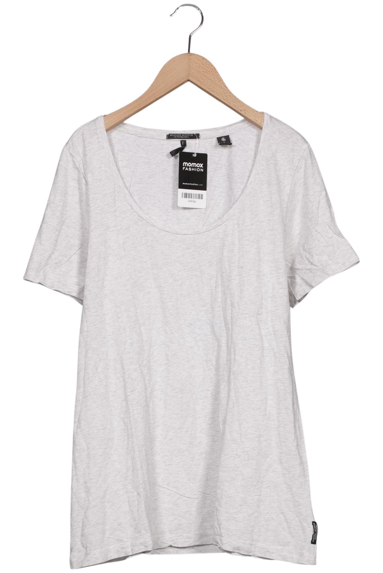 

Maison Scotch Damen T-Shirt, grau, Gr. 42
