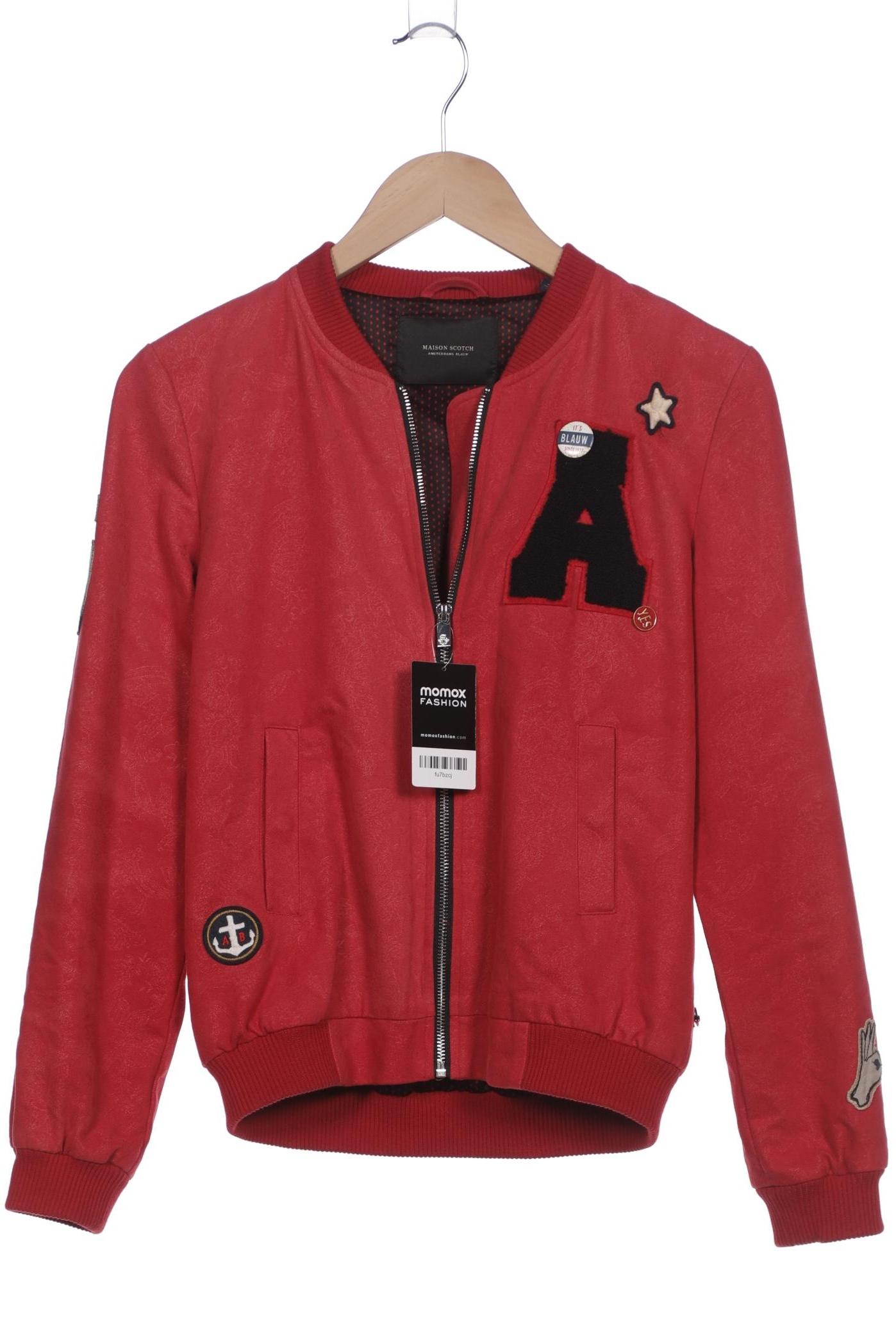 

Maison Scotch Damen Jacke, rot, Gr. 36